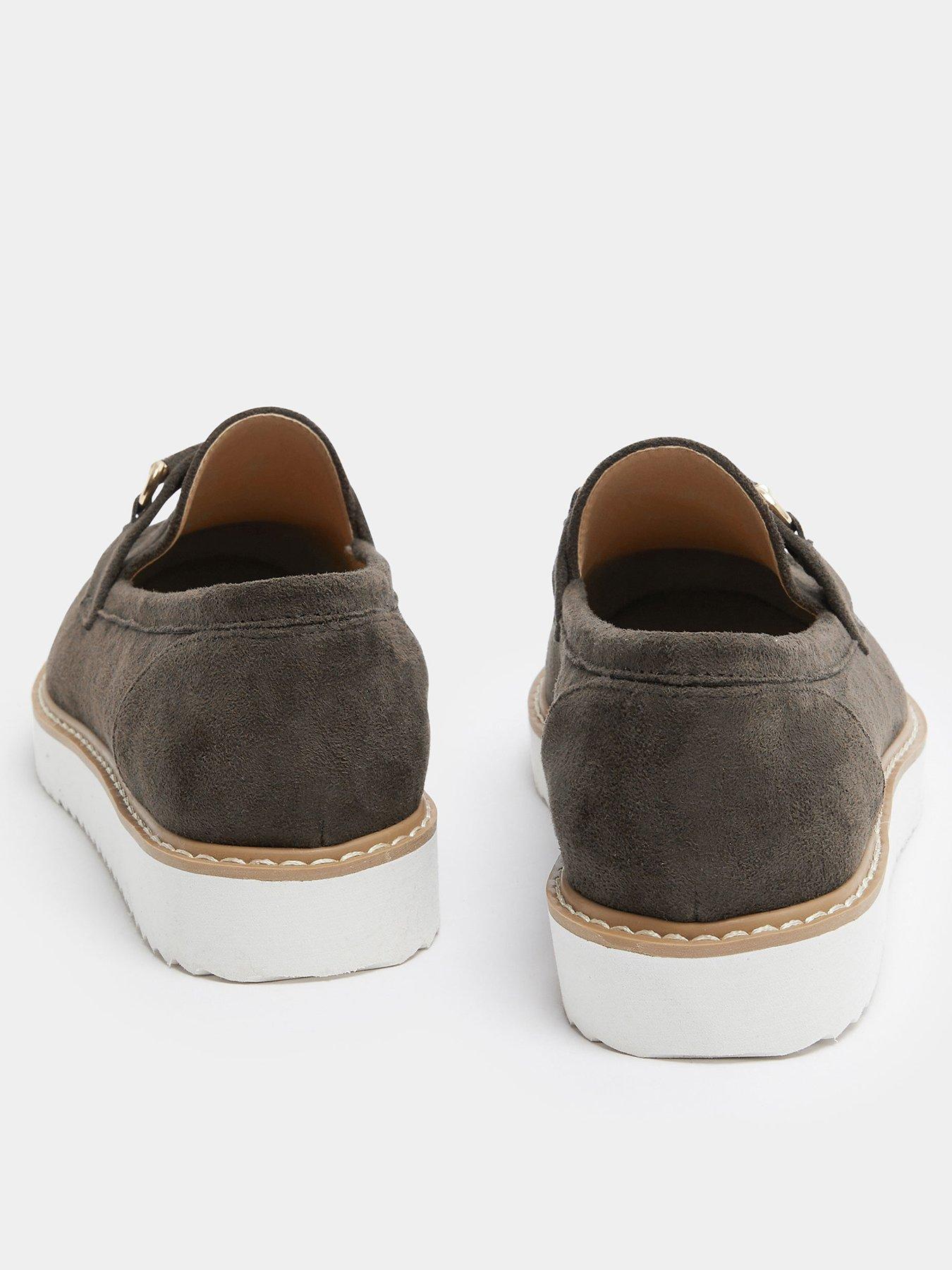 Image 3 of 4 of Yours Curve Wide Fit Snaffle Trim Loafer