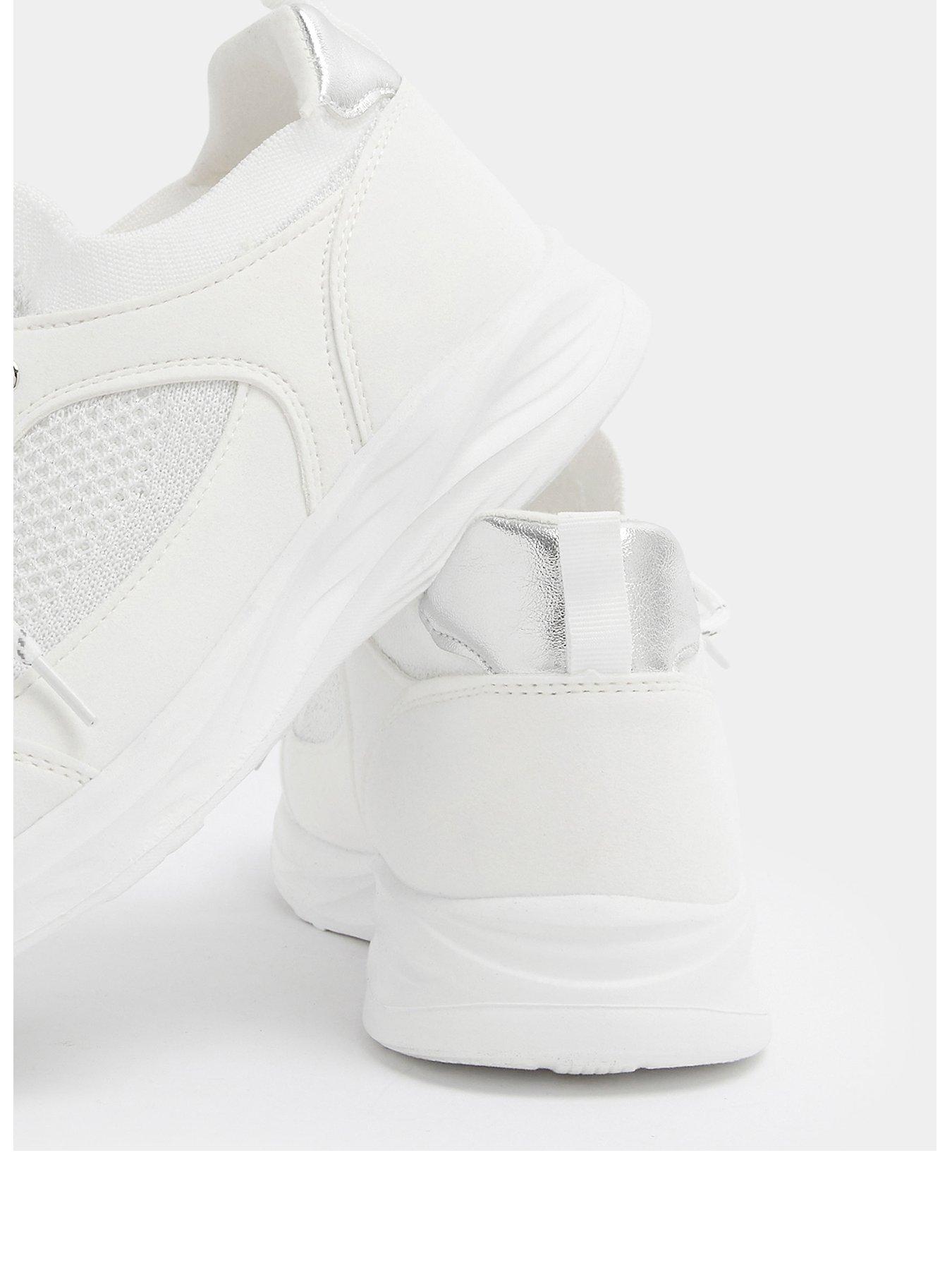 yours-curve-extra-wide-fit-knitted-lace-up-trainerback
