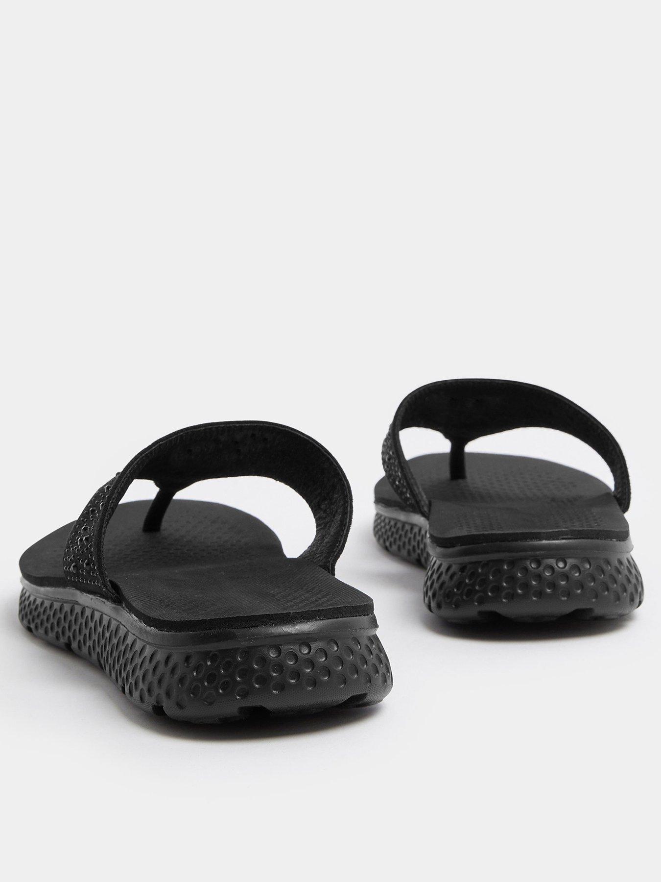 Image 3 of 4 of Yours Curve Wide Fit Glitz Sandals