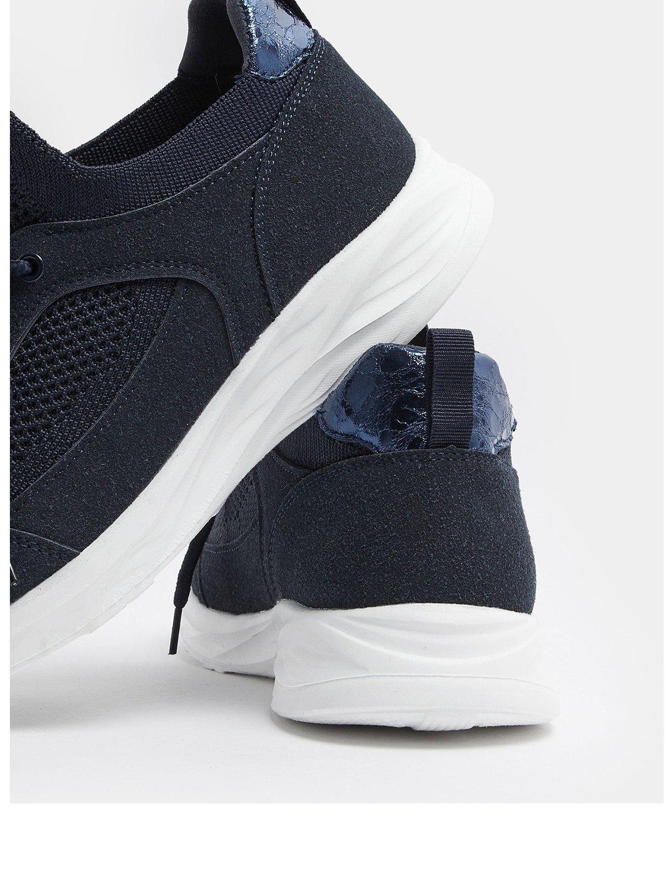 yours-curve-extra-wide-fit-knitted-lace-up-trainer-blueback