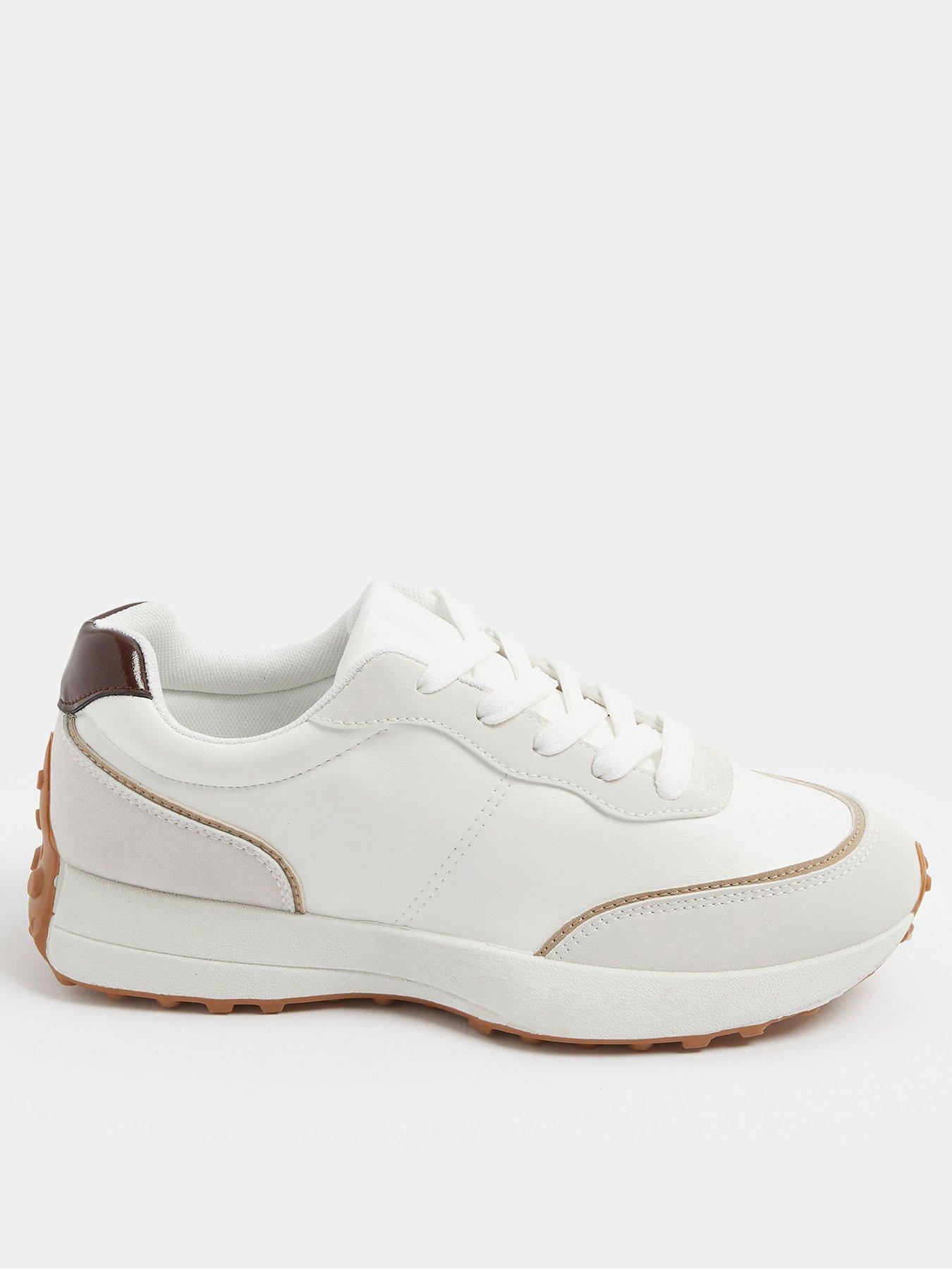 Yours Curve Extra Wide Fit Lace Up Runner Trainer