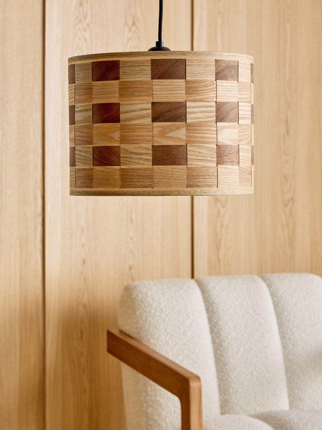 The Very Collection Woven Wood Effect Easy Fit Shade