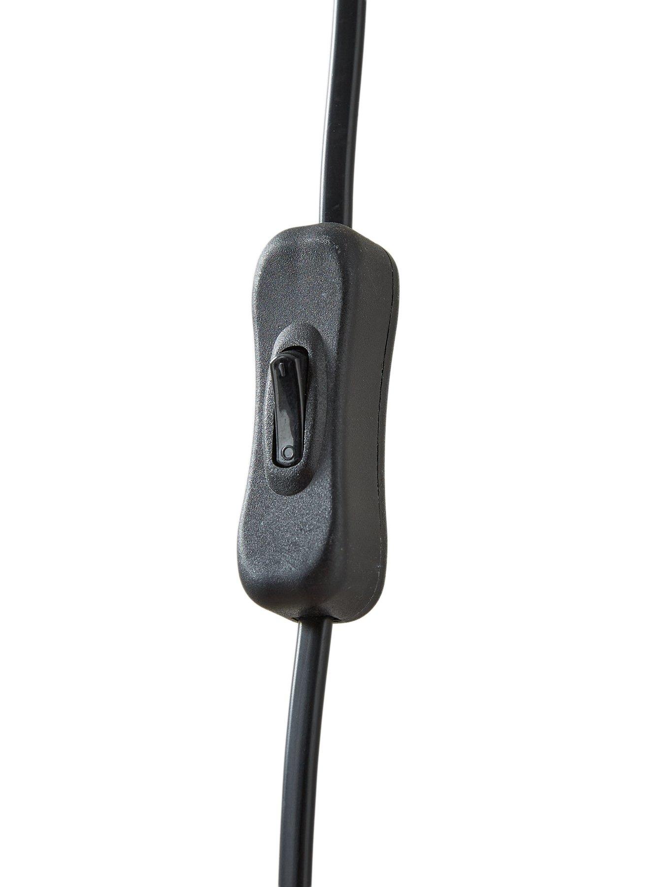 Image 6 of 6 of The Very Collection Ribbed Glass Plug In Wall Light