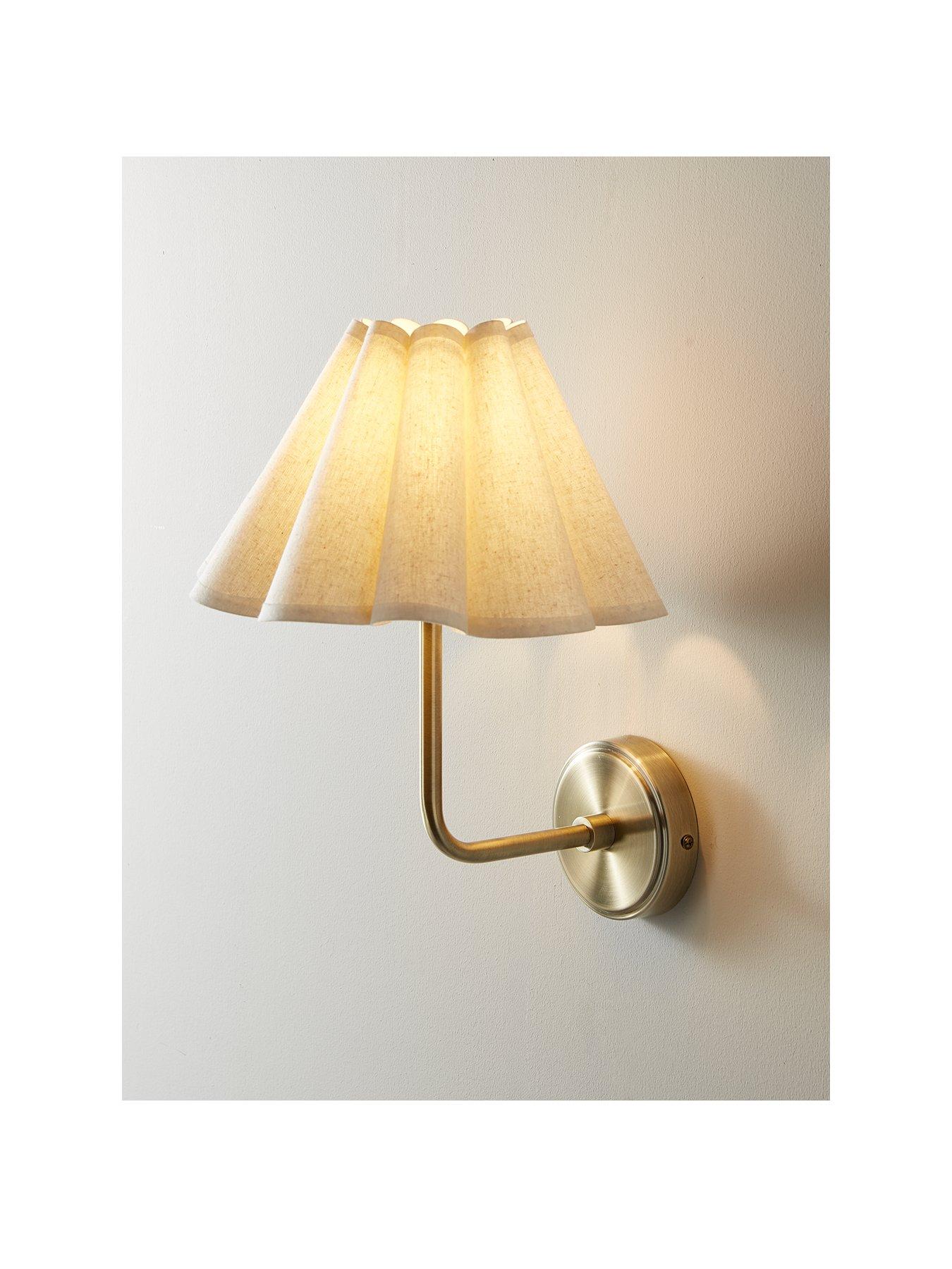 Image 2 of 5 of The Very Collection Scalloped Shade Wall Light