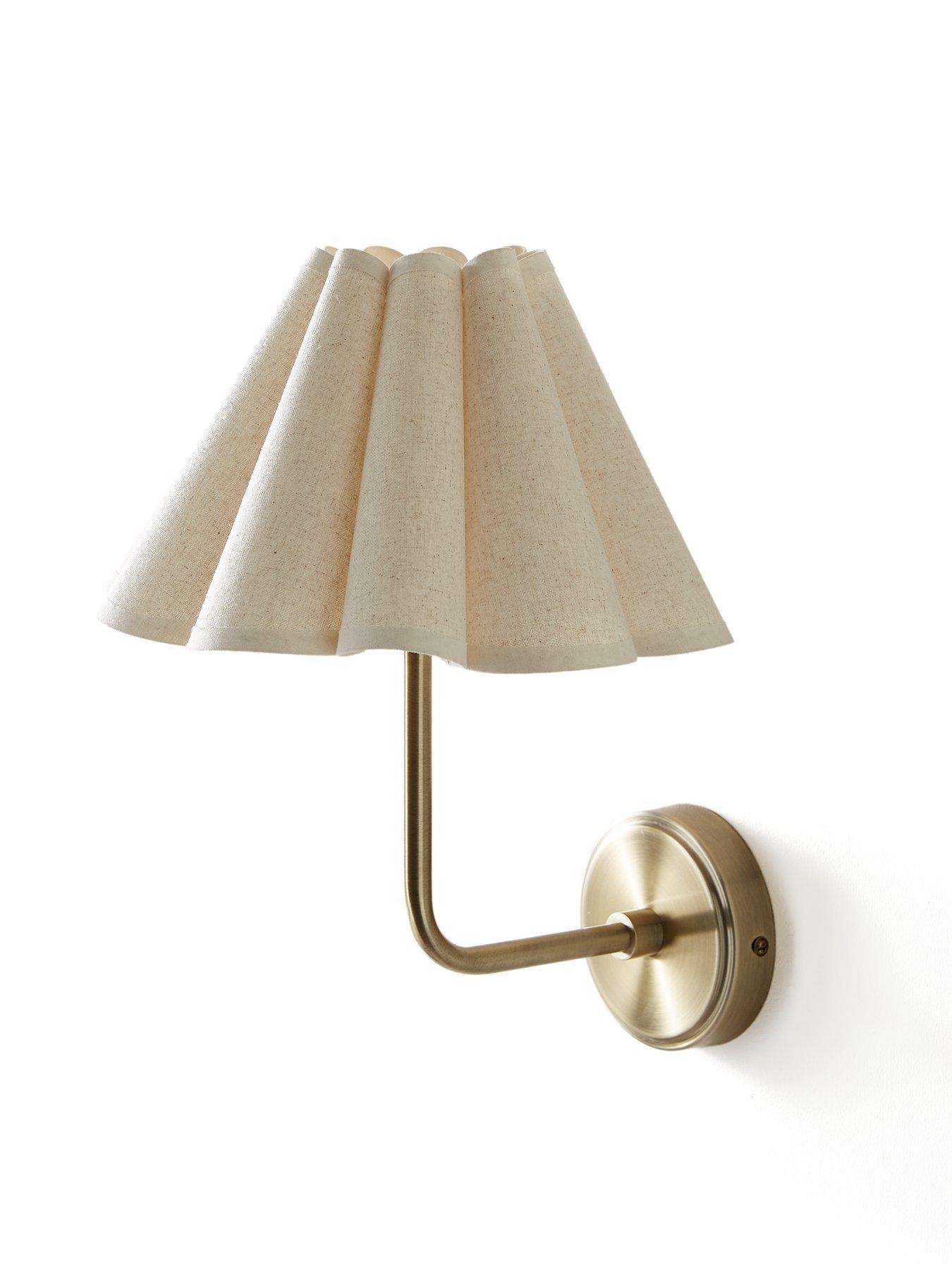 Image 3 of 5 of The Very Collection Scalloped Shade Wall Light