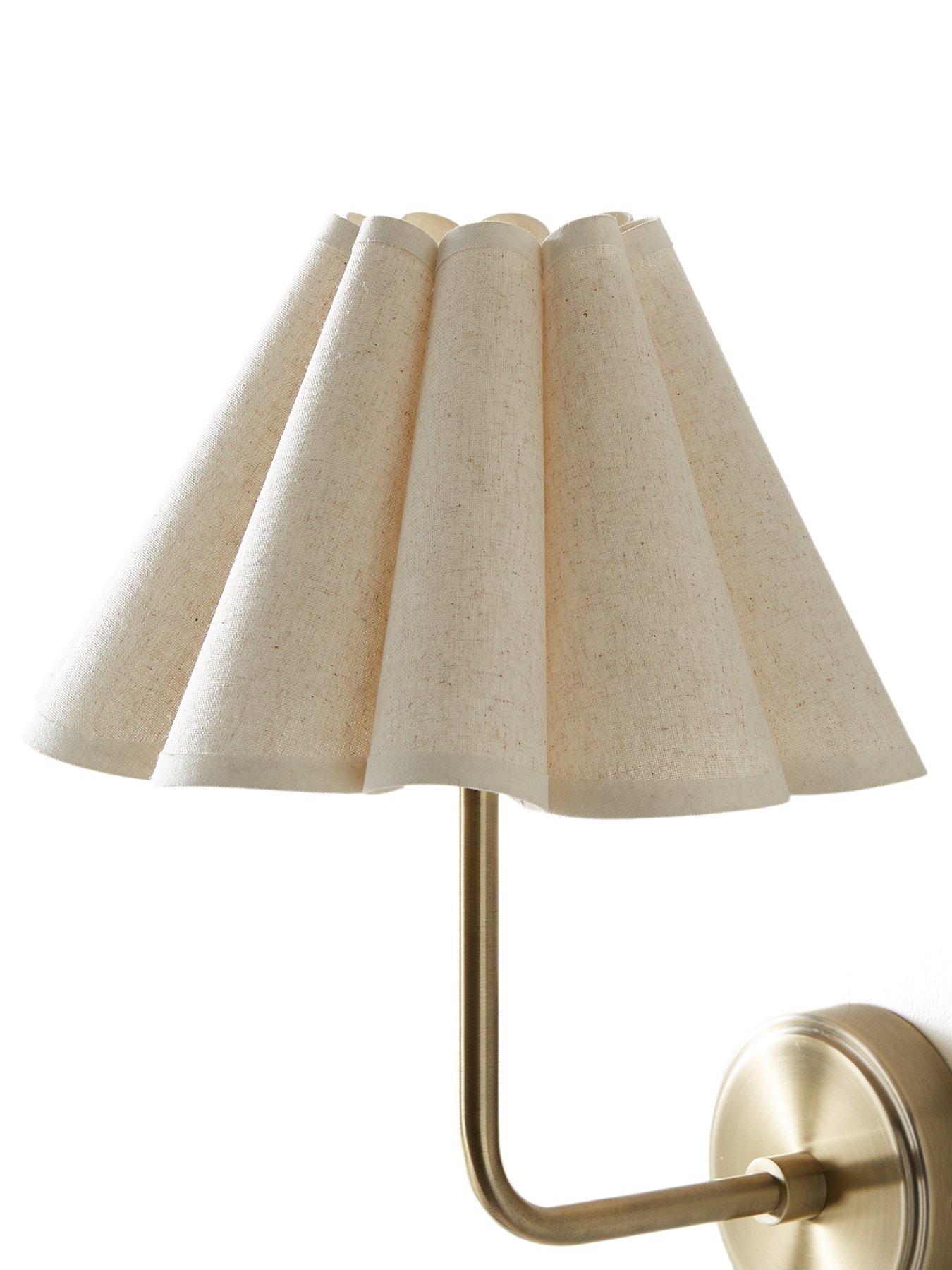 Image 4 of 5 of The Very Collection Scalloped Shade Wall Light