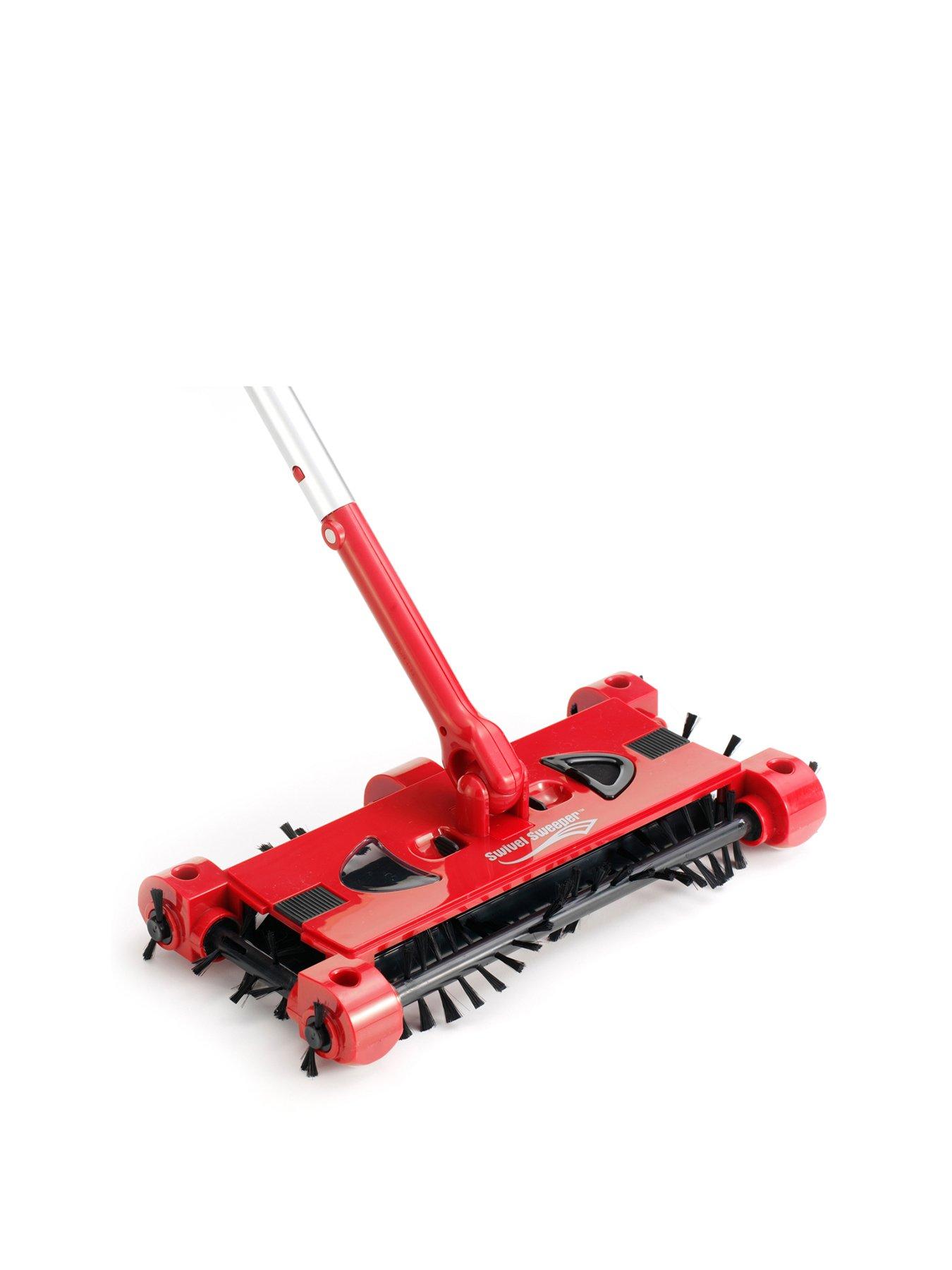 JML Swivel Sweeper Battery Powered Lightweight Floor Sweeper