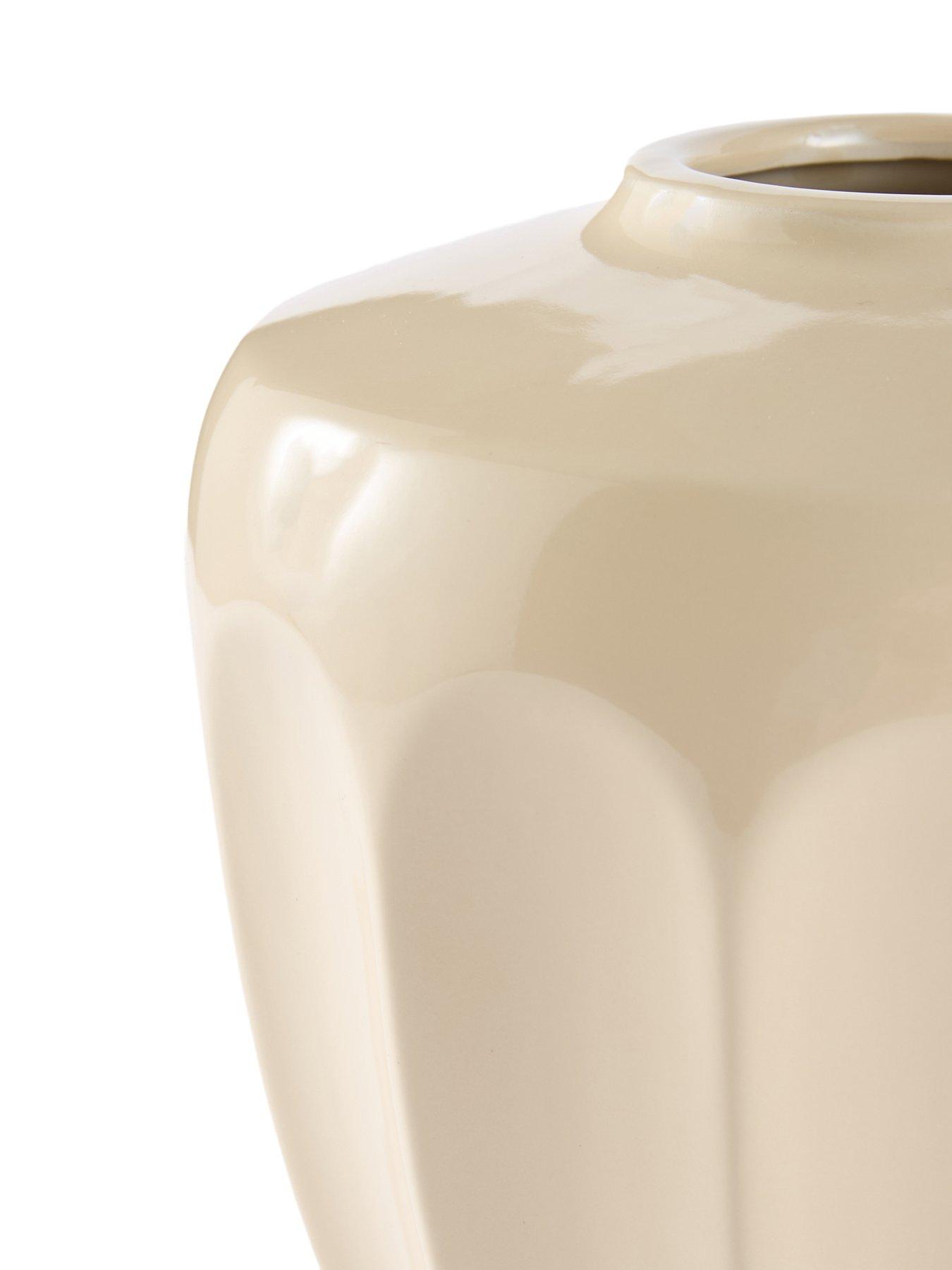 Image 4 of 8 of The Very Collection Ceramic Vase Wide 20cm