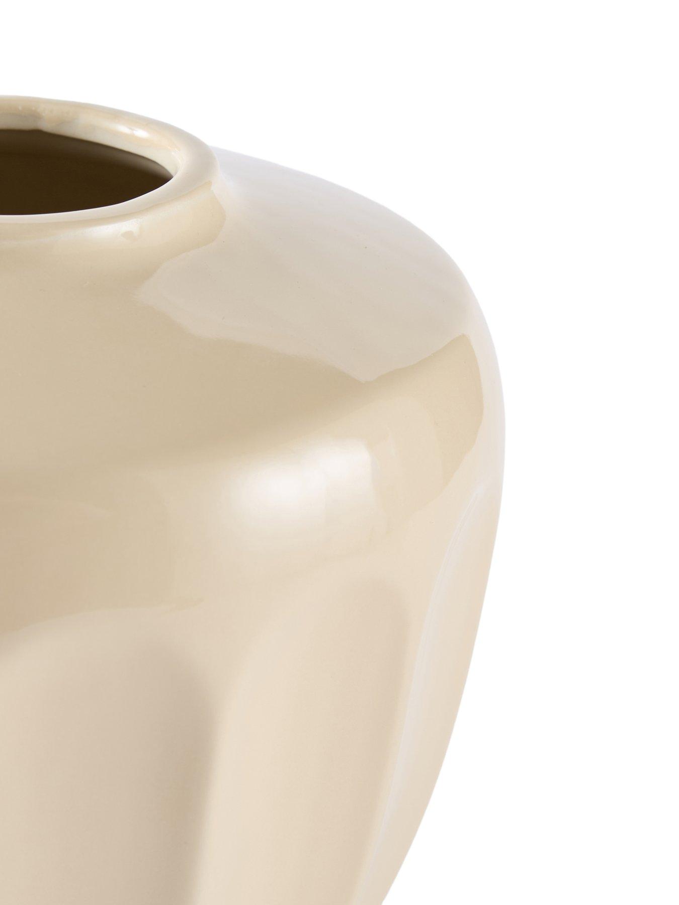 Image 5 of 8 of The Very Collection Ceramic Vase Wide 20cm