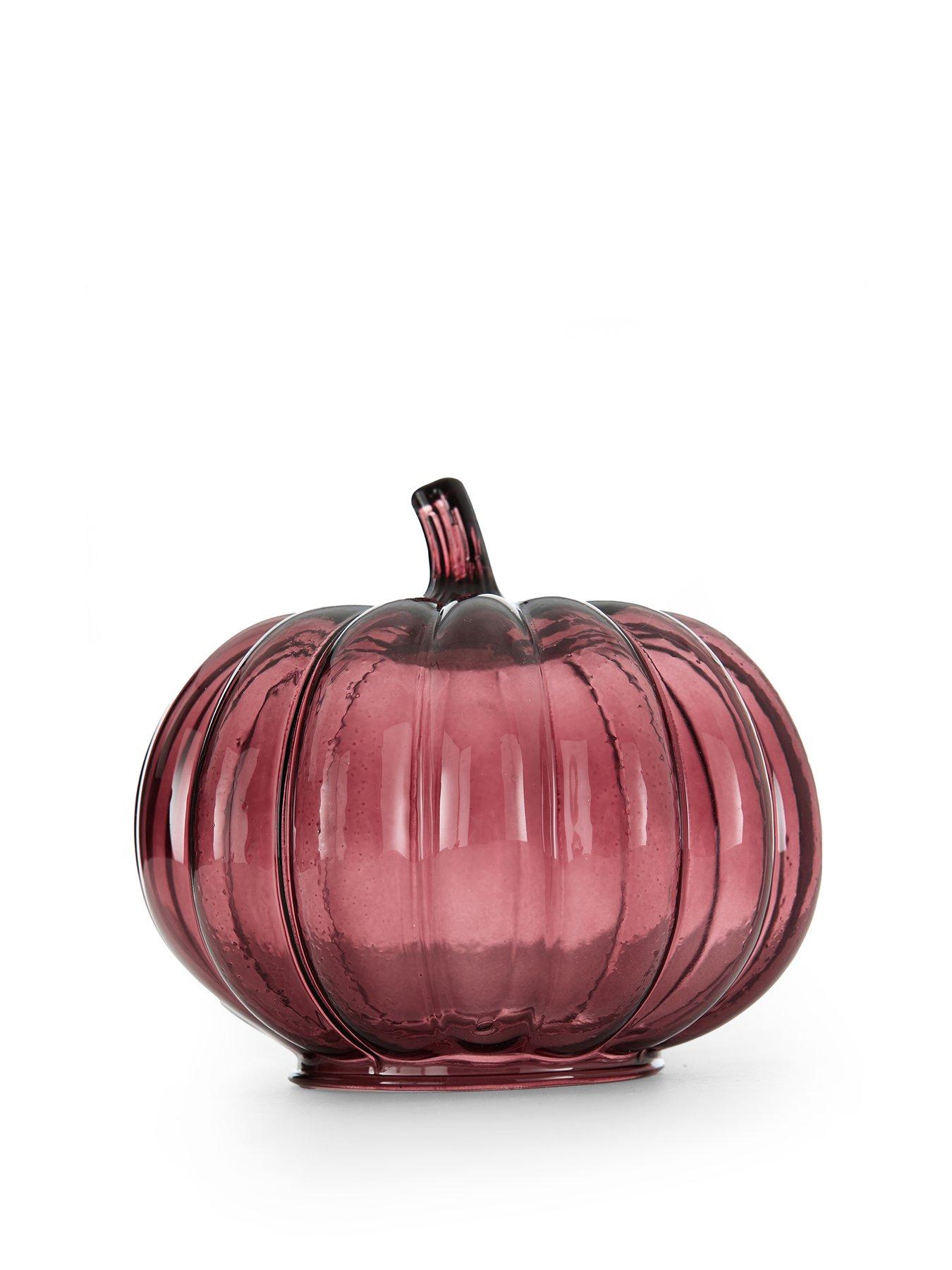 Image 2 of 4 of The Very Collection Glass Pumpkin - Plum