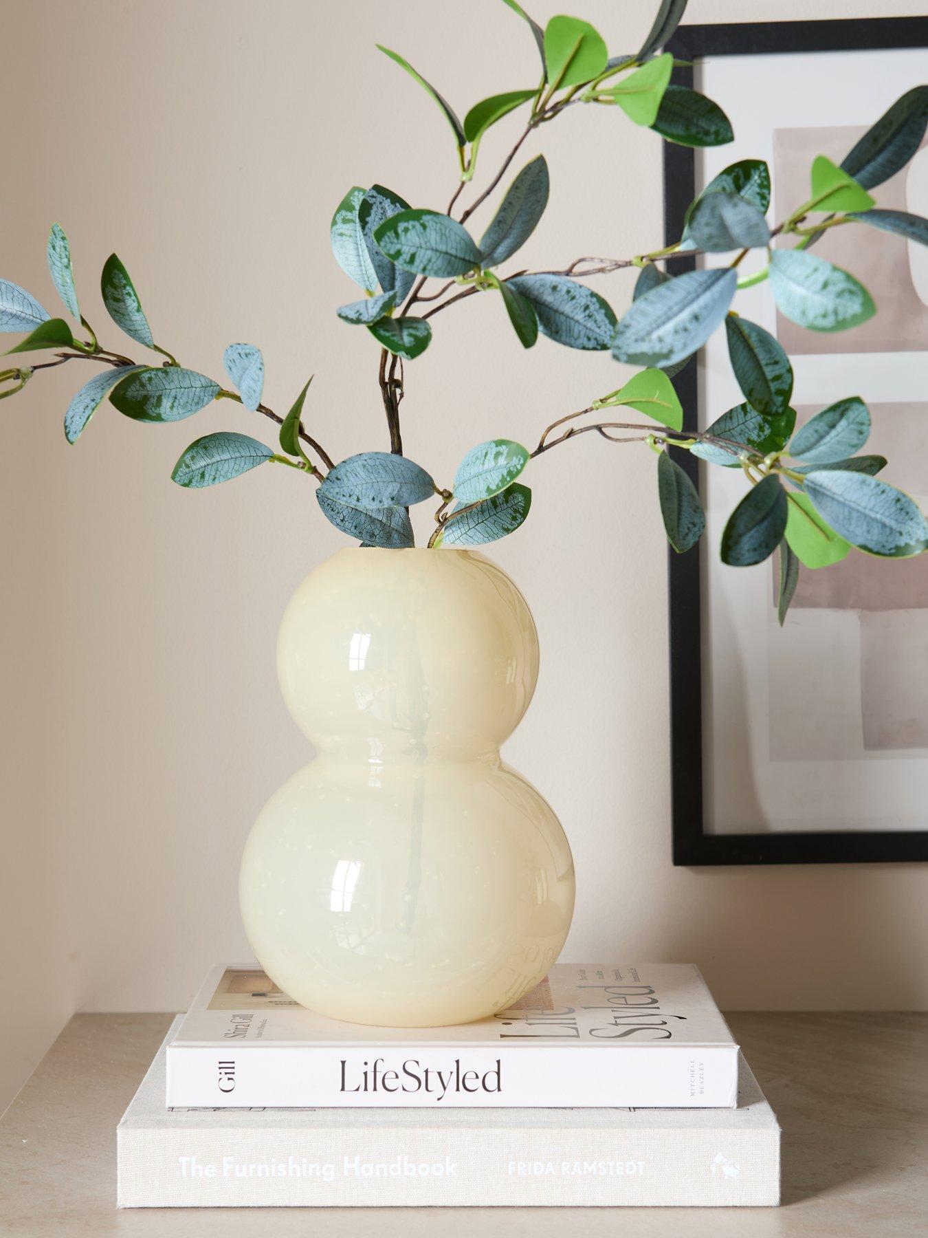 Michelle Keegan Home Yellow Glass Vase - Bobble Stack