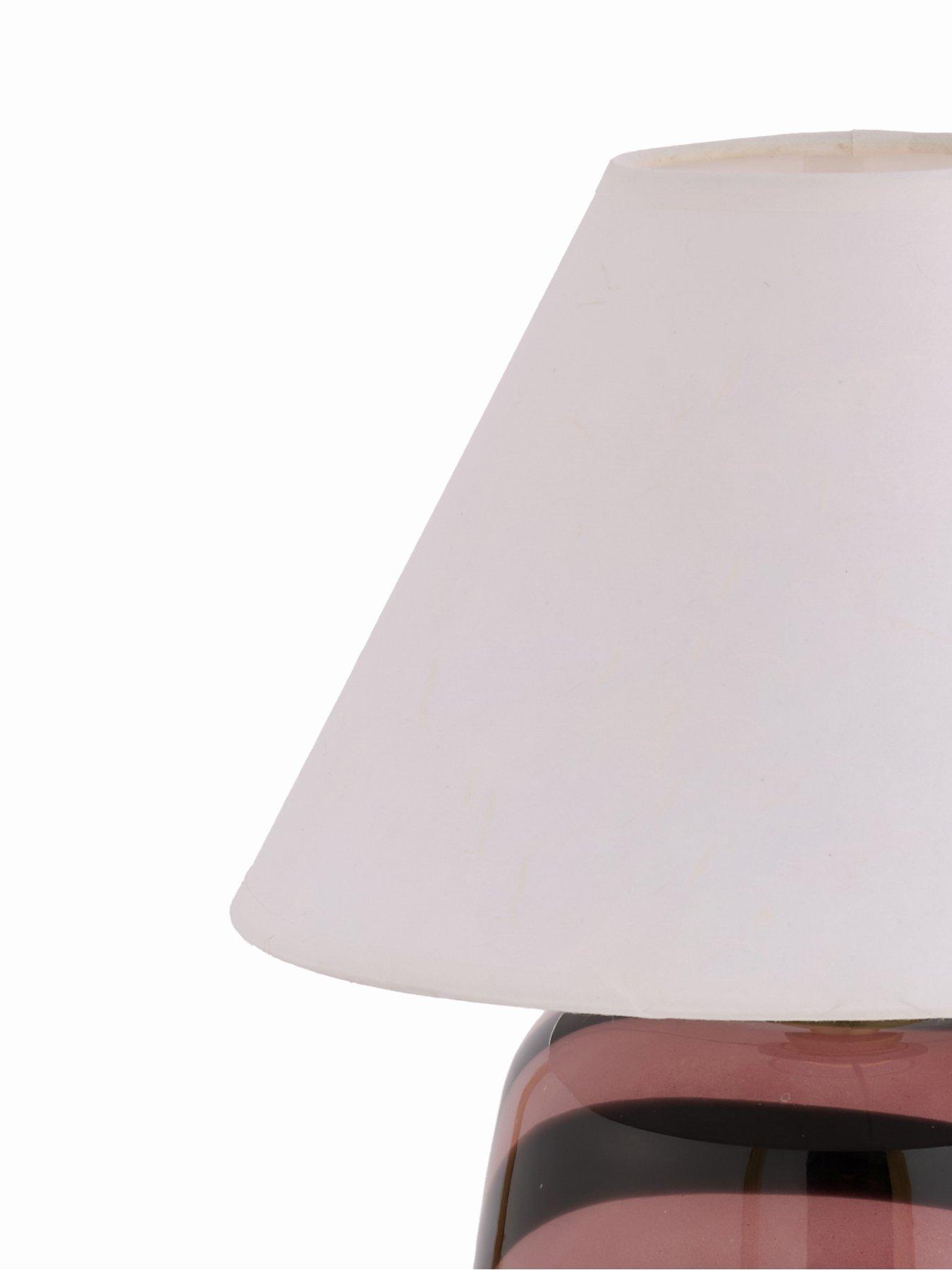 Image 5 of 8 of The Very Collection Striped Glass Table Lamp