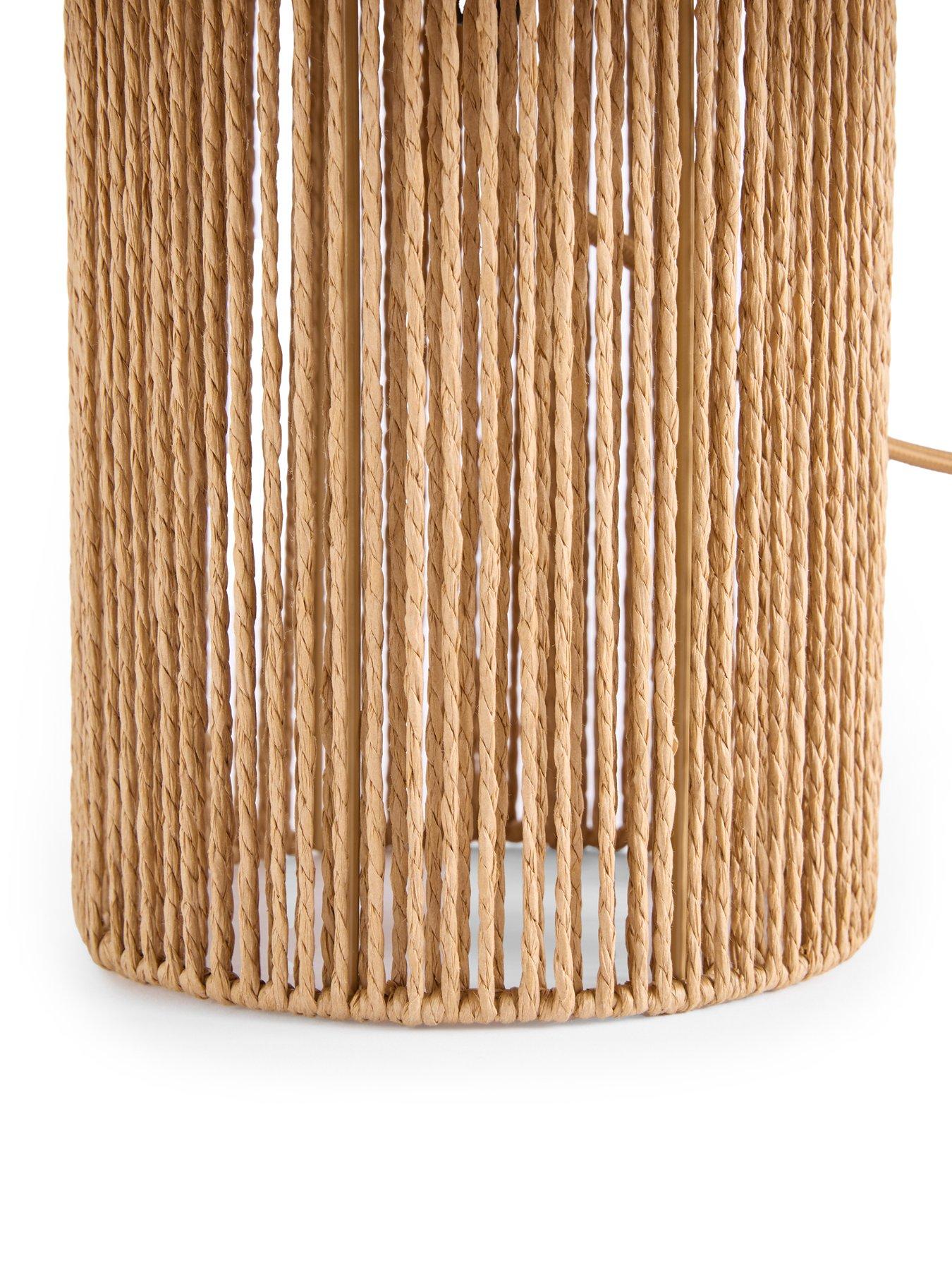 Image 6 of 8 of The Very Collection String Table Lamp with Fluted Shade