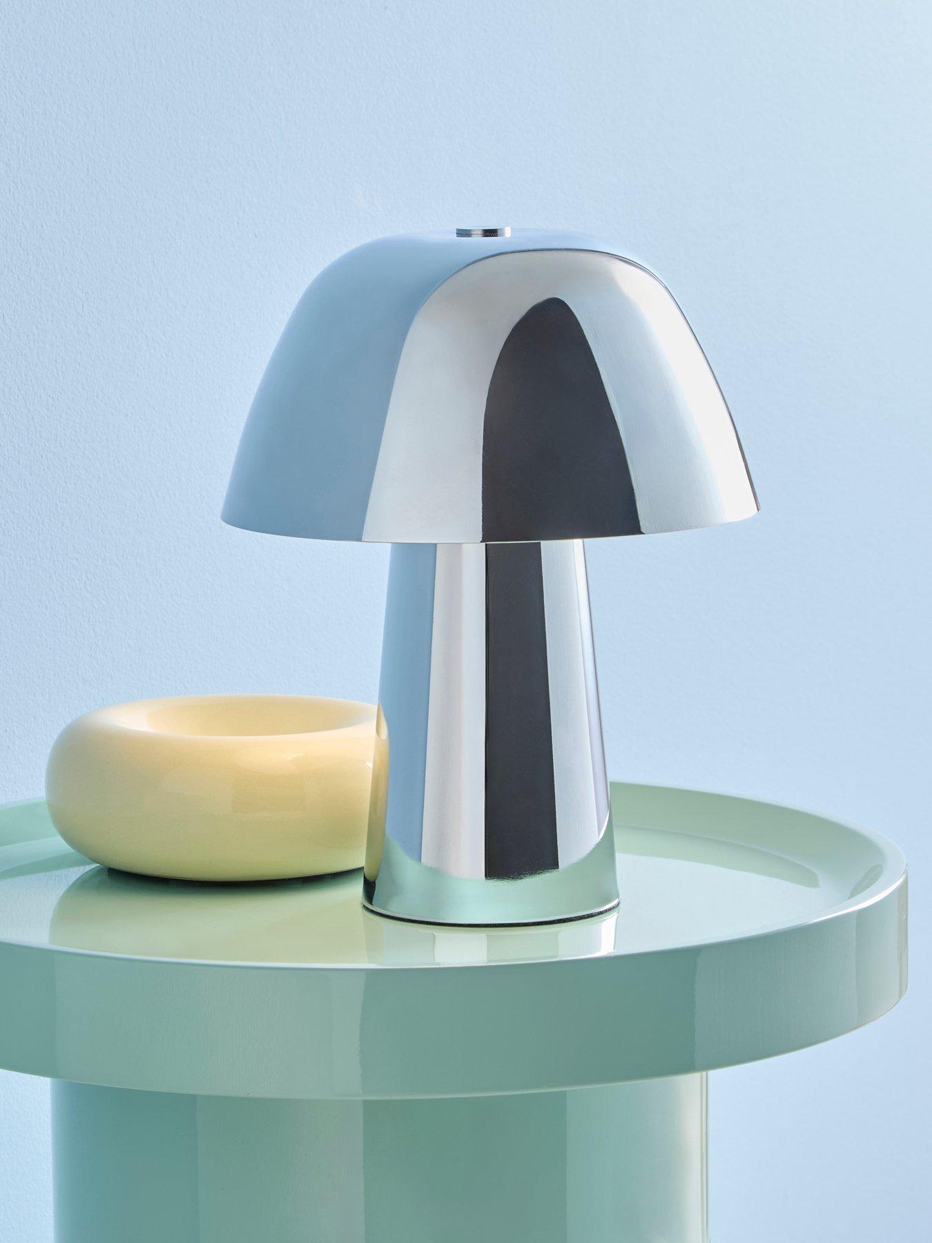 The Very Collection Dome Table Lamp - Chrome