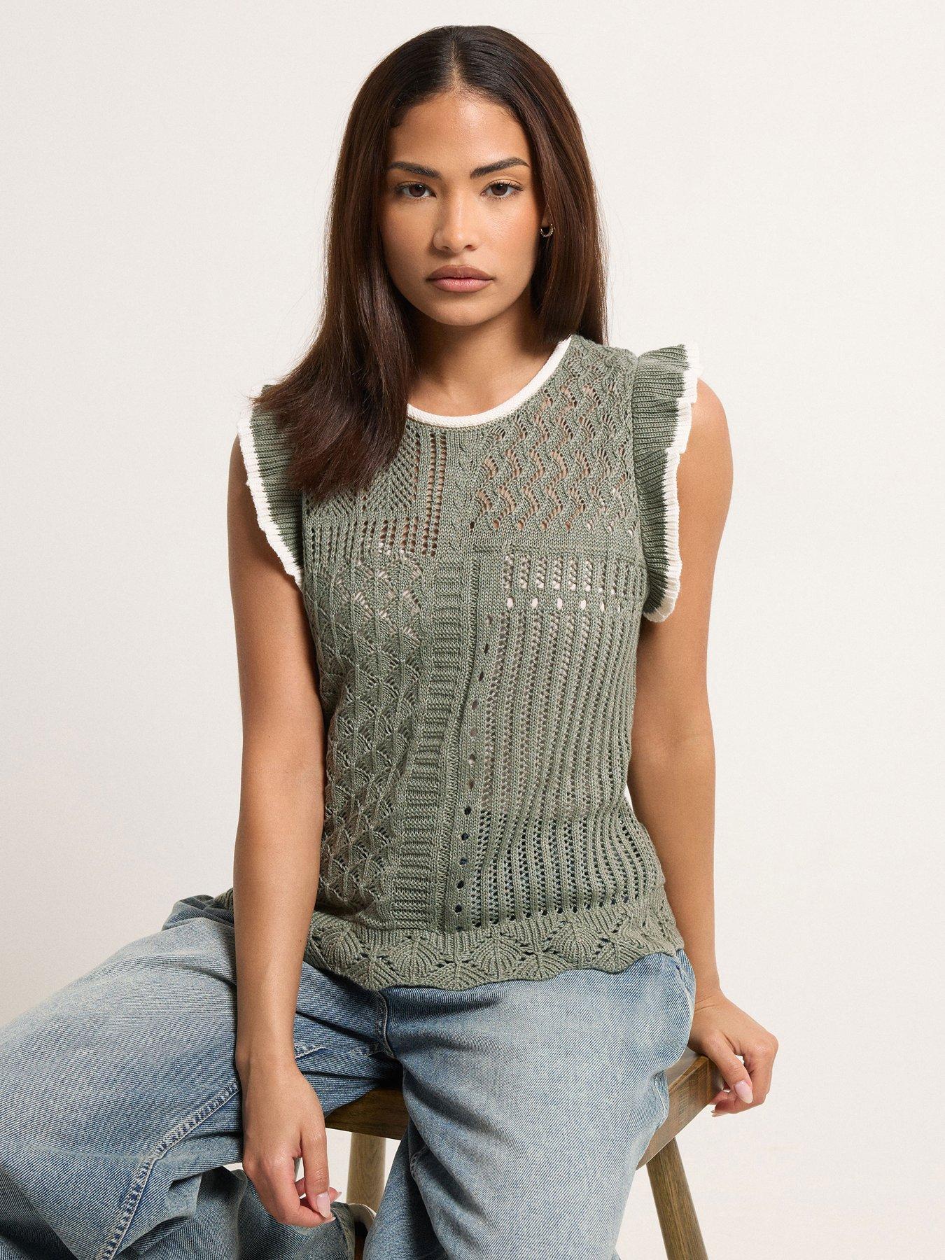 pixiegirl-petite-frill-shoulder-tank-top-creamfront