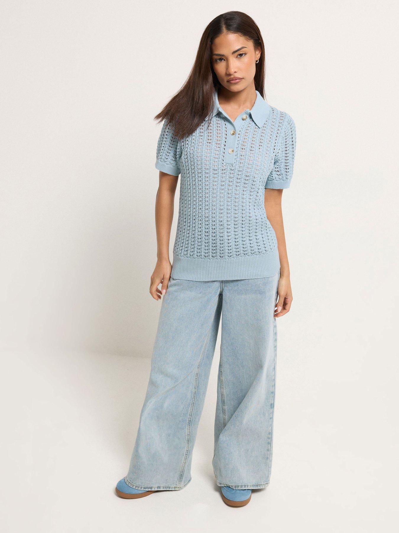 pixiegirl-petite-crochet-polo-top-blueback