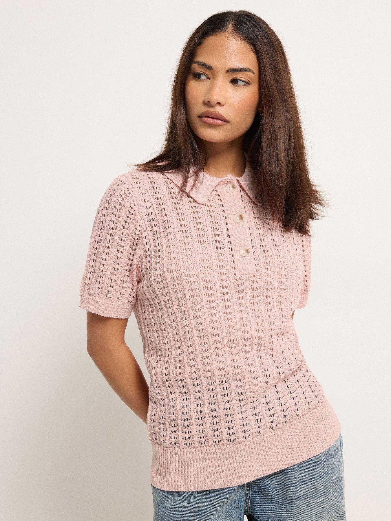 pixiegirl-petite-crochet-polo-top-pinkfront