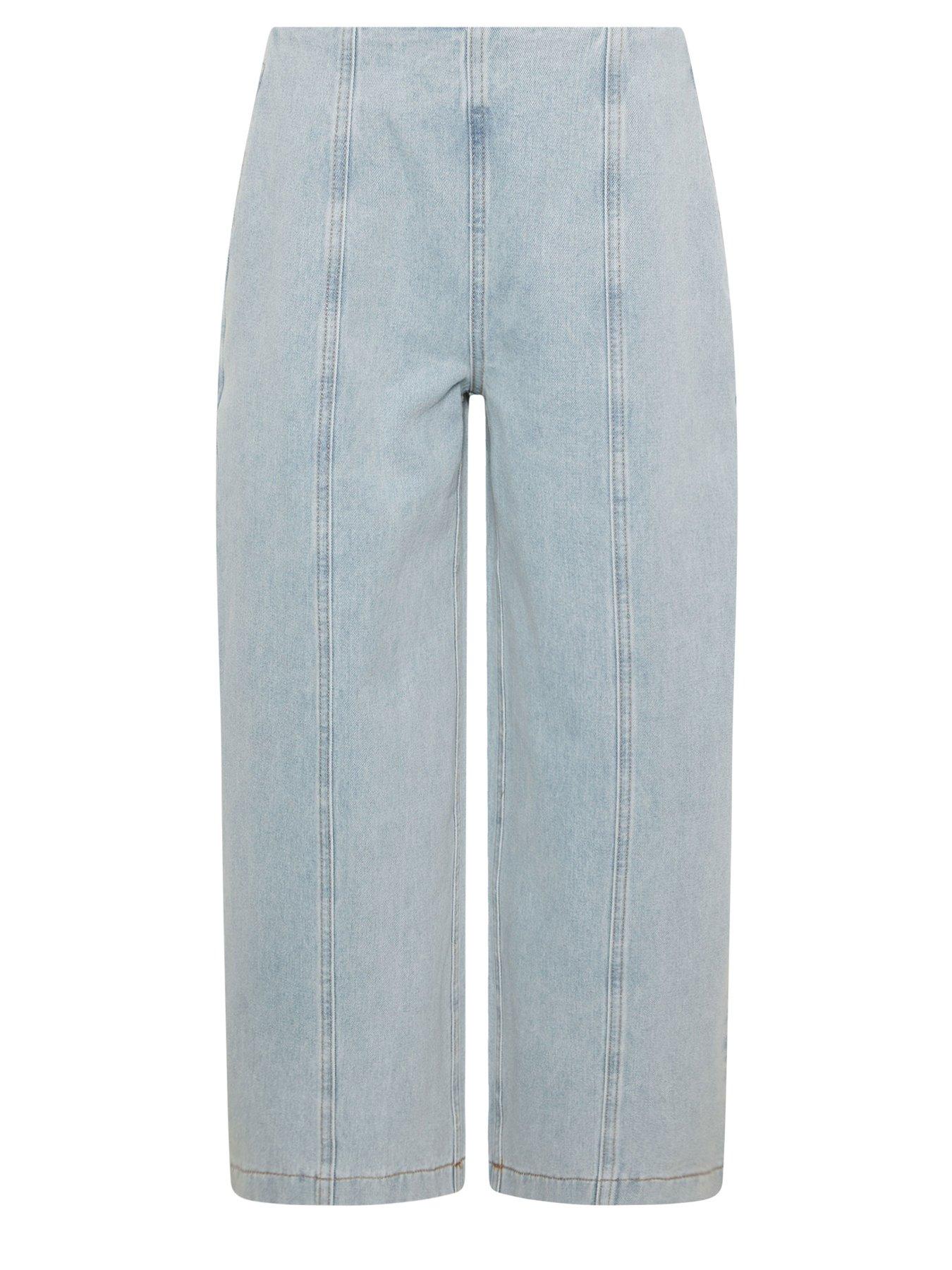 Image 5 of 5 of PixieGirl Petite Seam Front Balloon Jeans