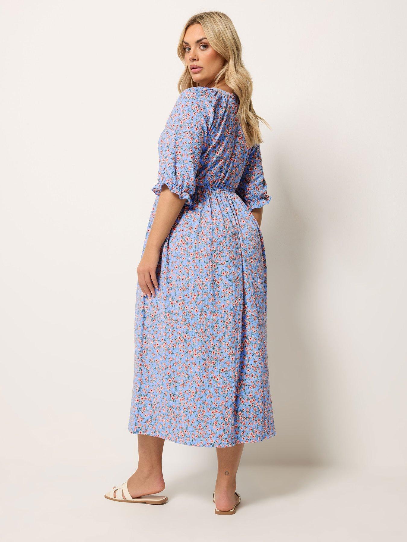 Image 2 of 5 of Yours Curve Raglan Prairie Dress