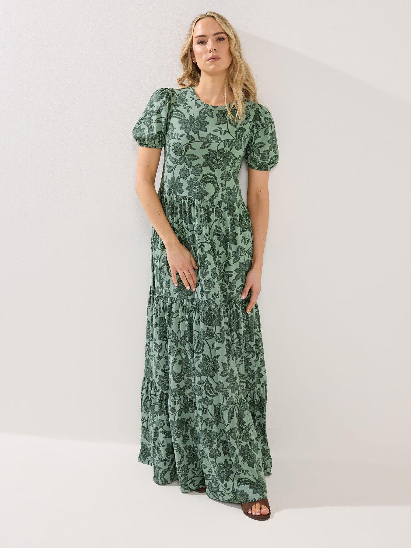 Long Tall Sally Tall Floral Tiered Maxi Dress