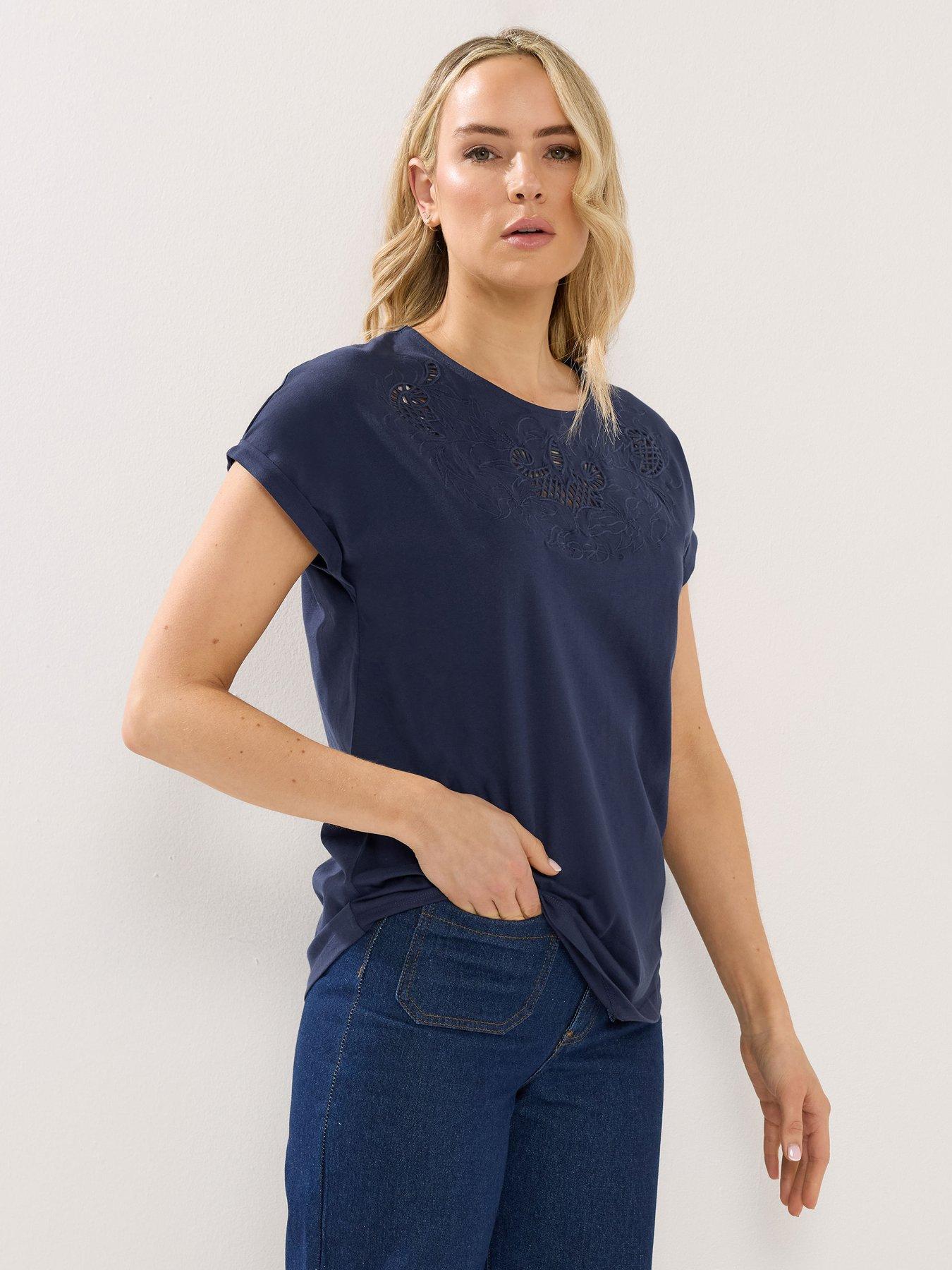 long-tall-sally-embroidered-t-shirt-bluefront
