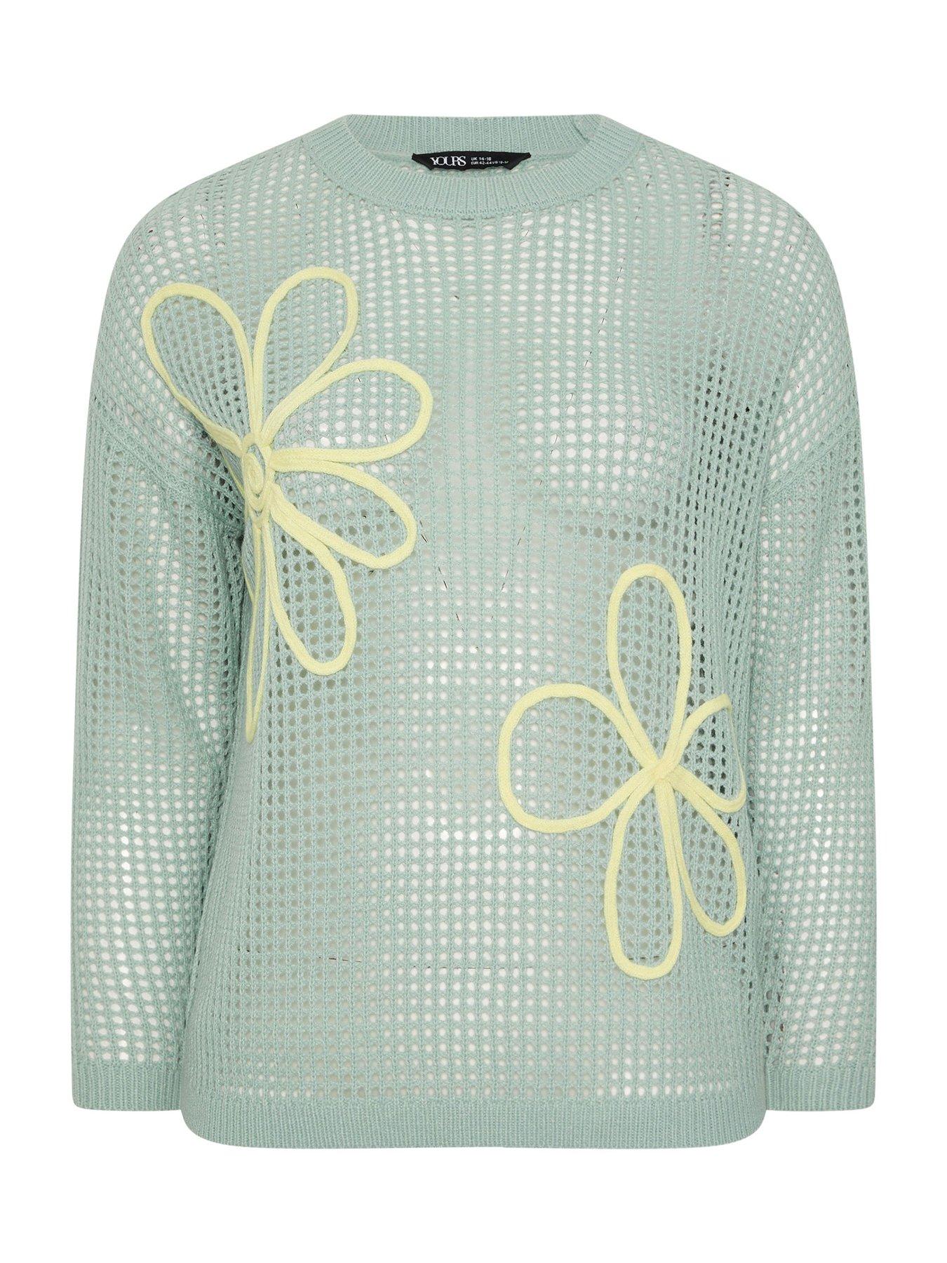 yours-curve-cornelle-floral-jumper-bluedetail