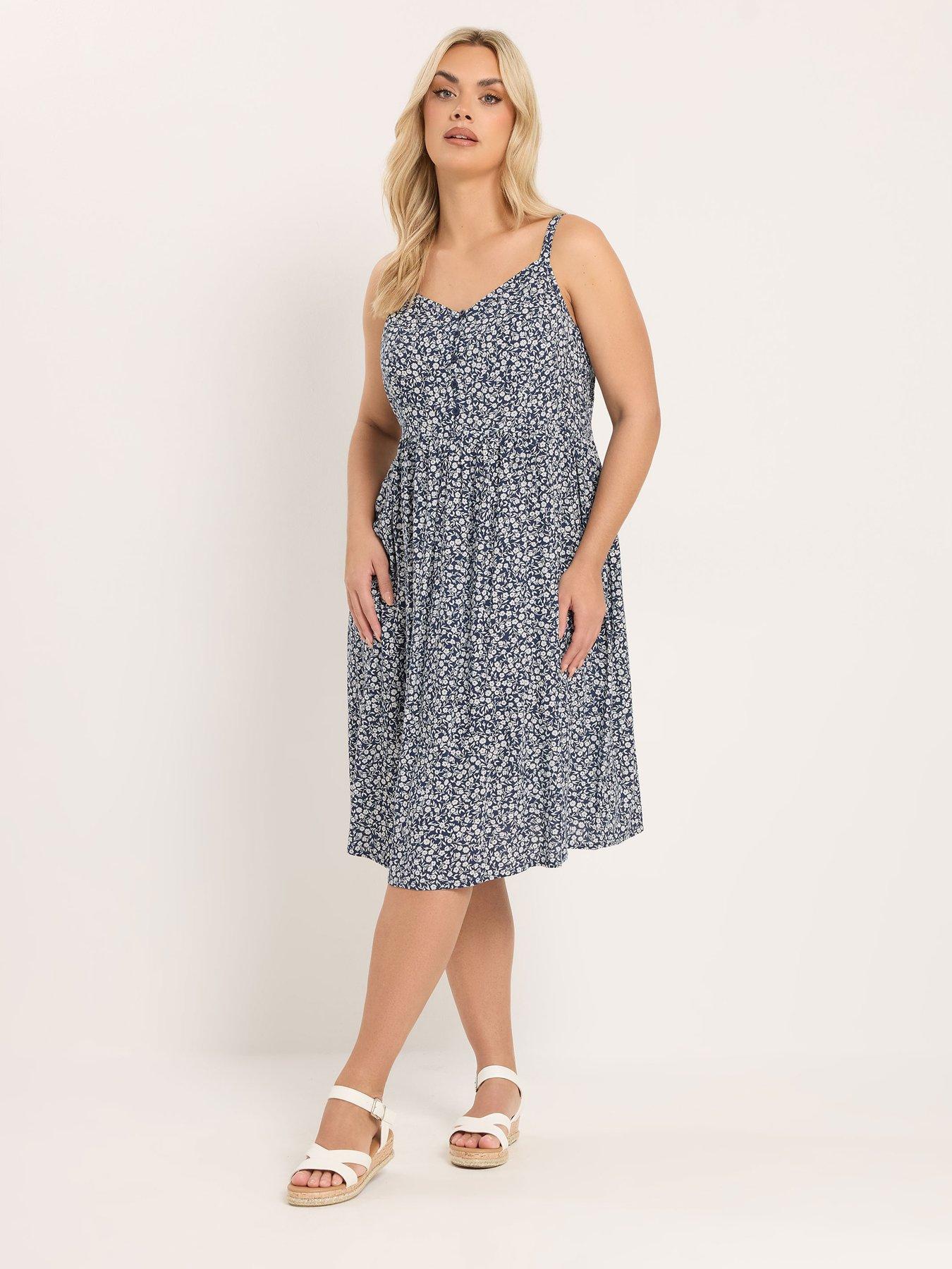 yours-curve-strappy-sundress-blueback
