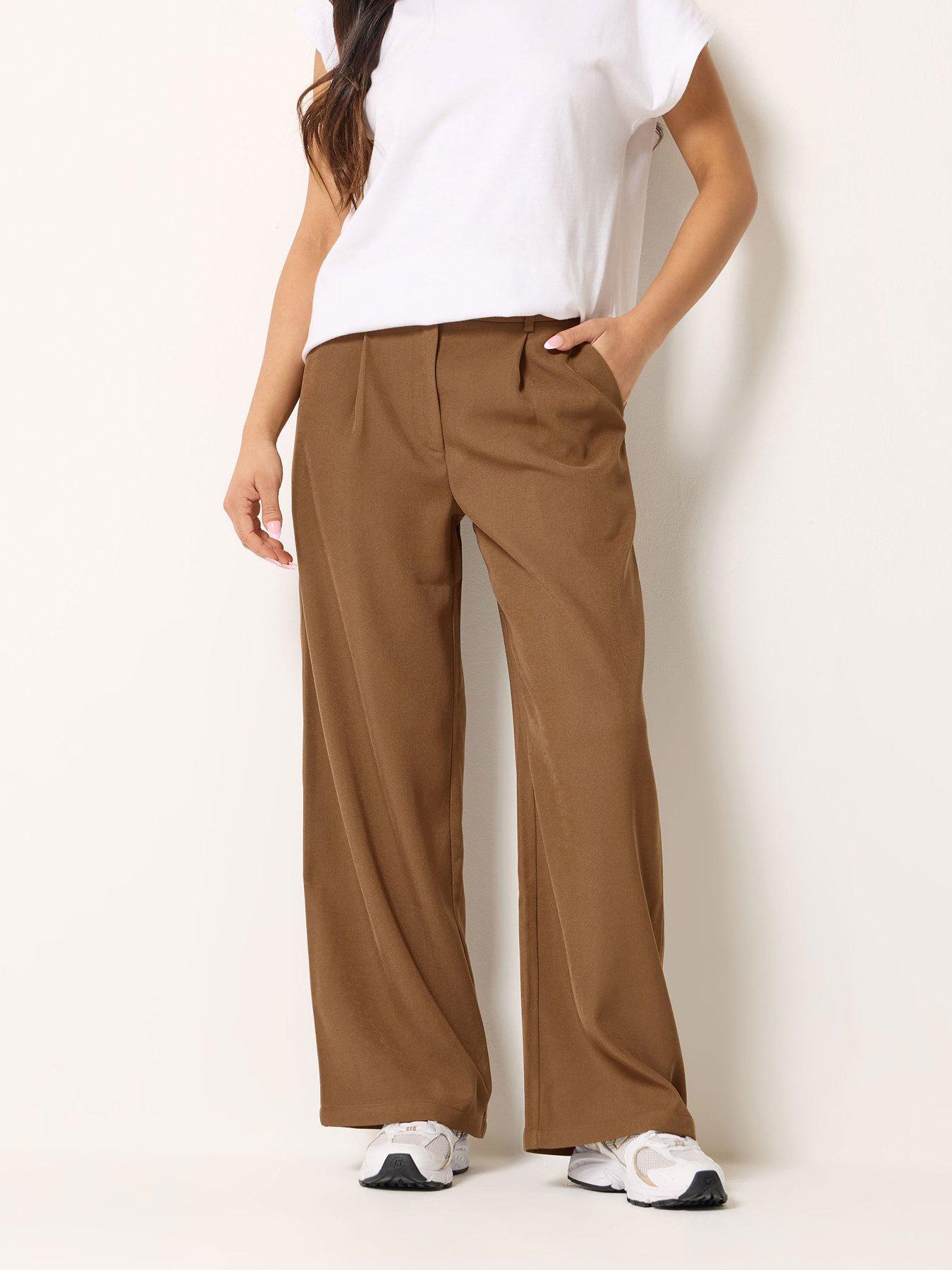PixieGirl Petite Formal Wide Leg Trousers