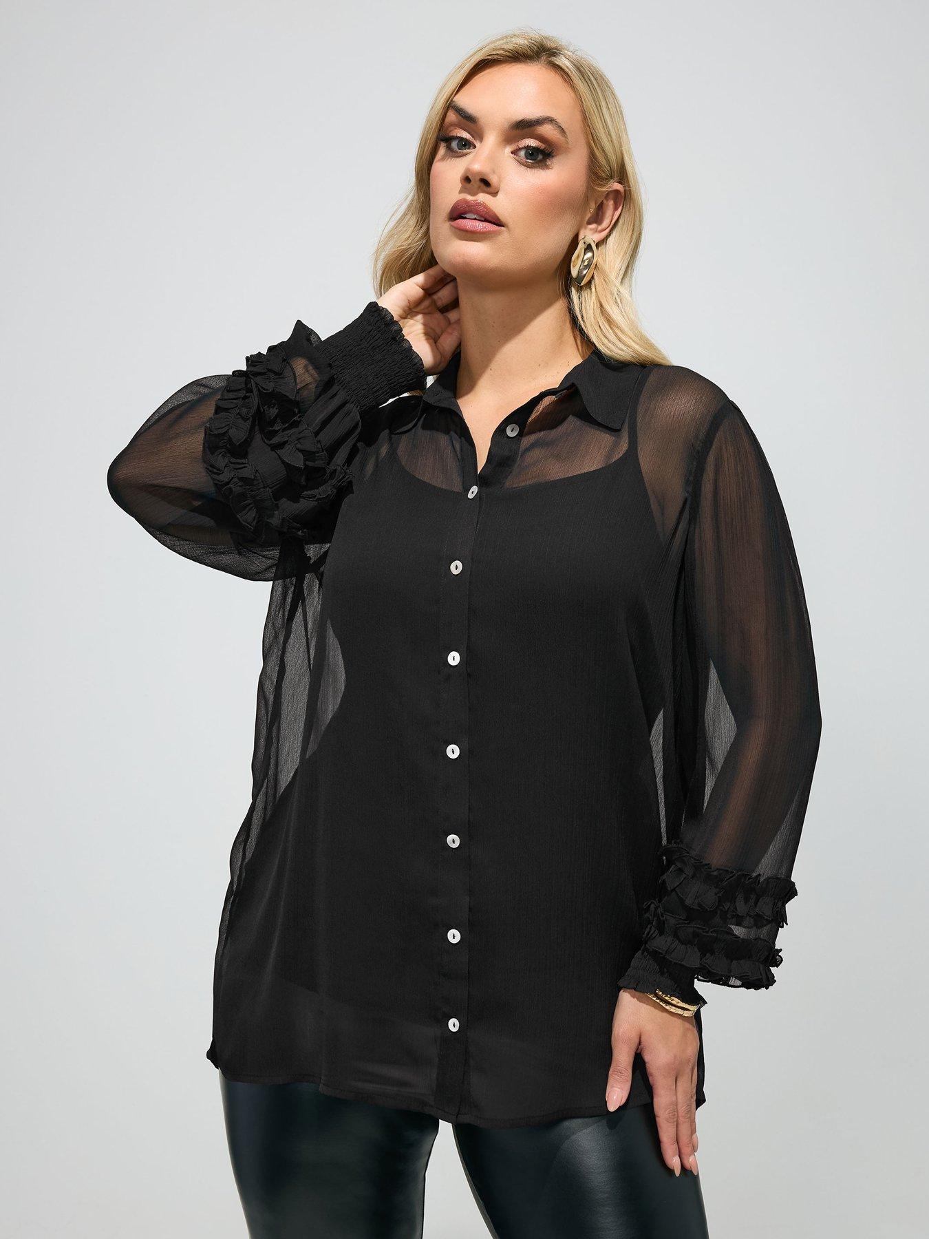 Yours Curve Cuffed Shirt