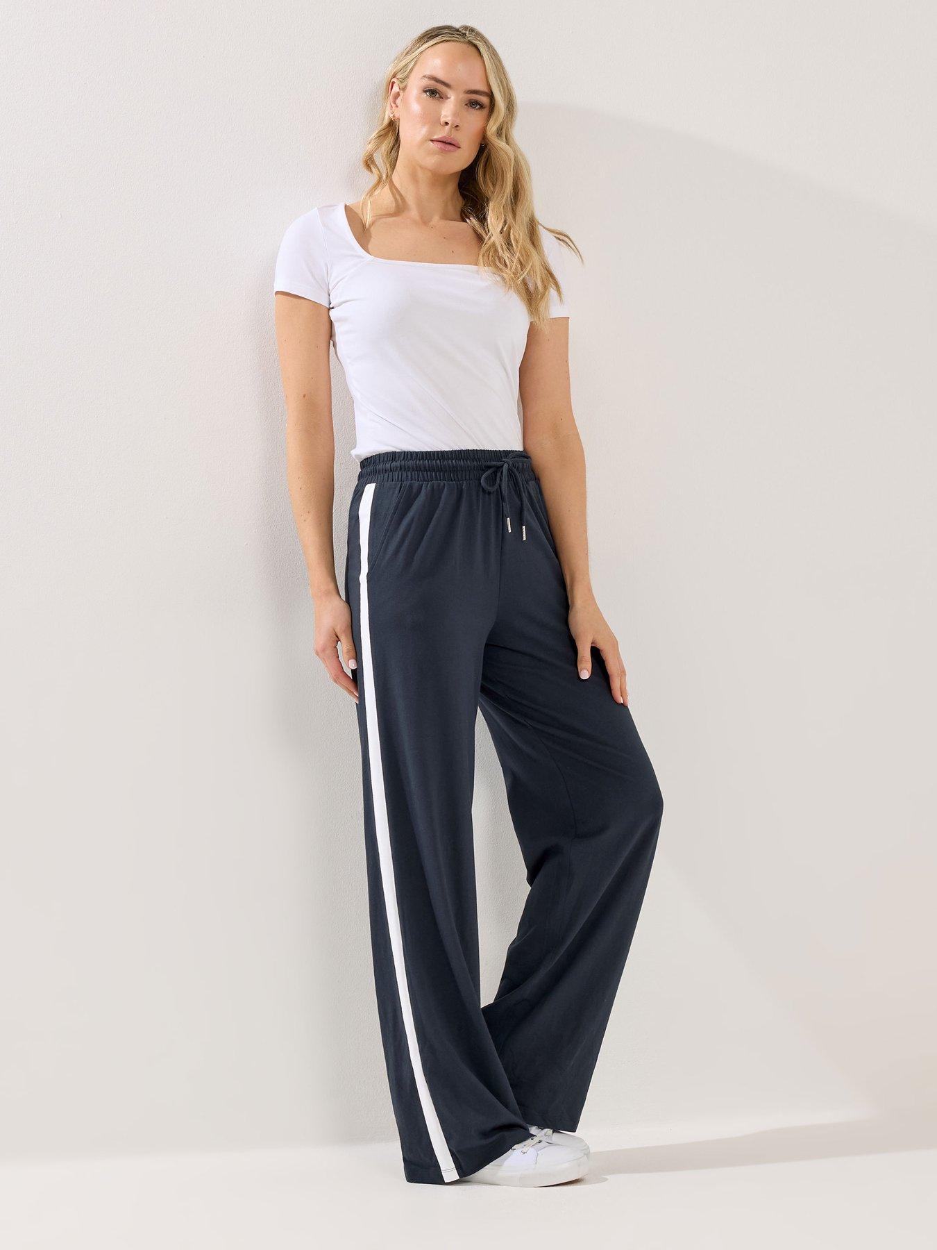 Image 3 of 5 of Long Tall Sally Contrast Piped Jogger 34" - Blue