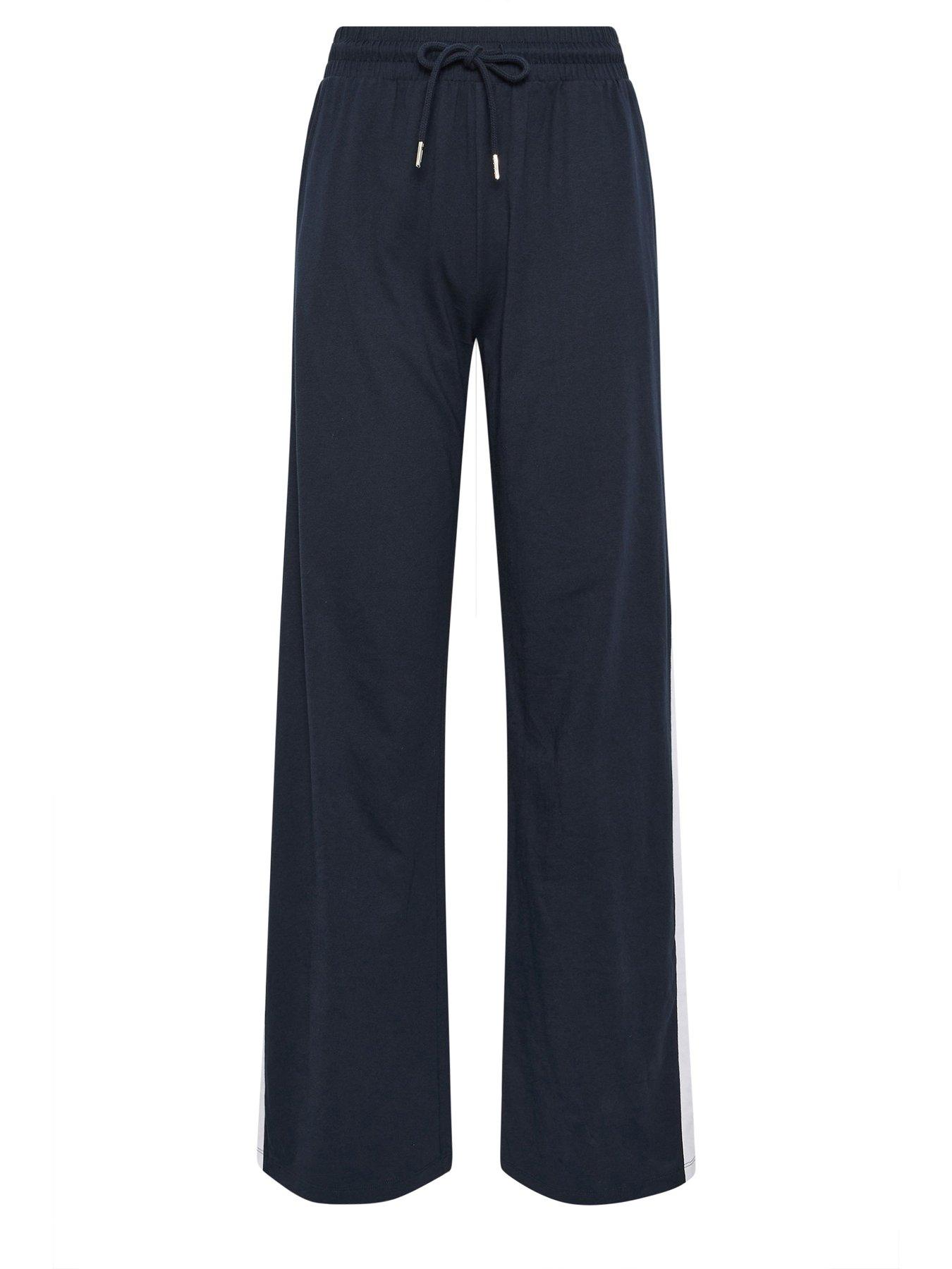 Image 5 of 5 of Long Tall Sally Contrast Piped Jogger 34" - Blue