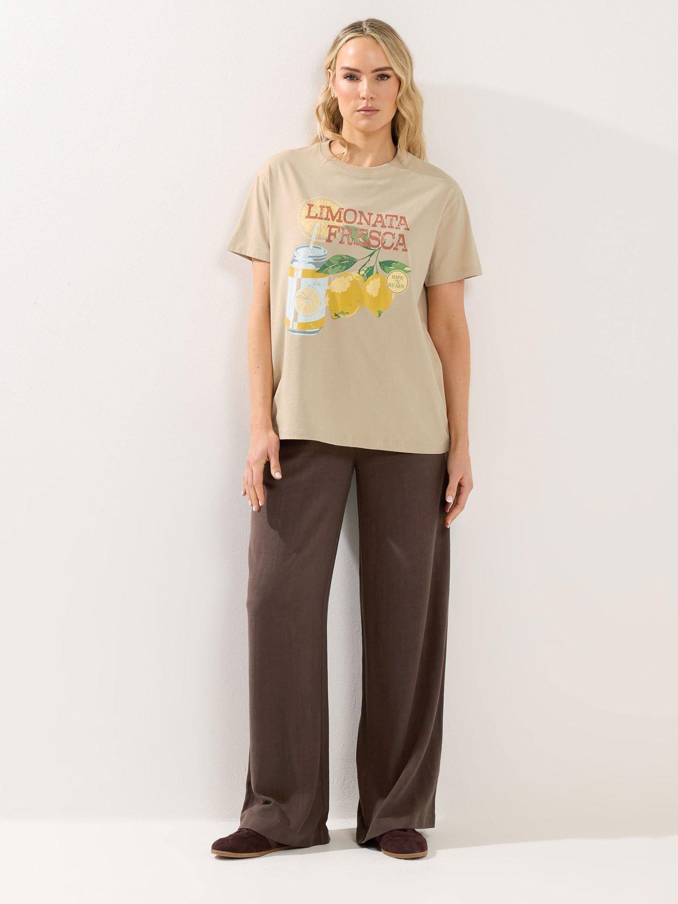 long-tall-sally-oversized-print-t-shirt-creamback