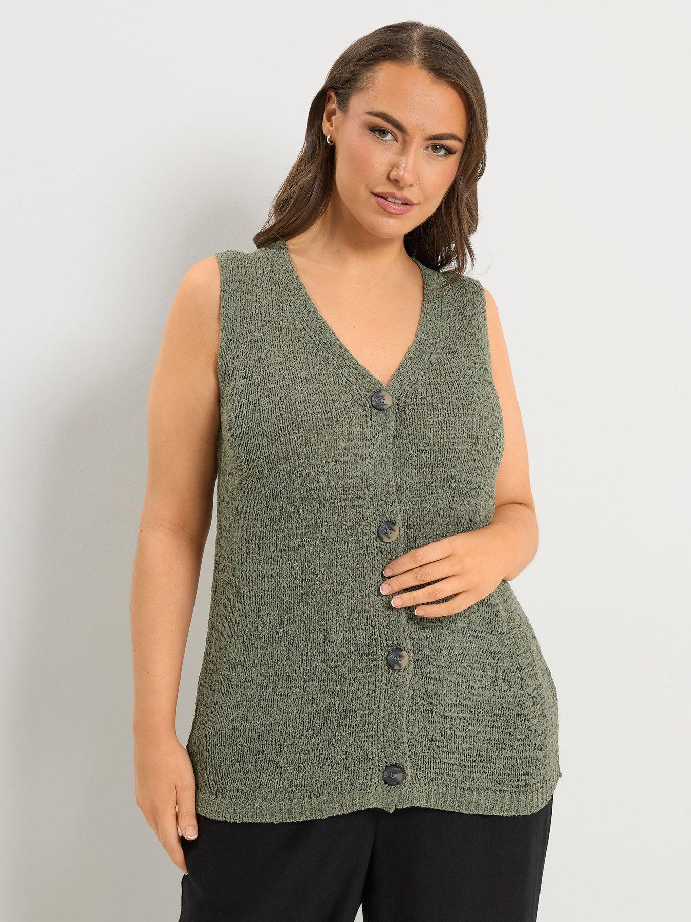 yours-curve-knitted-waistcoatfront