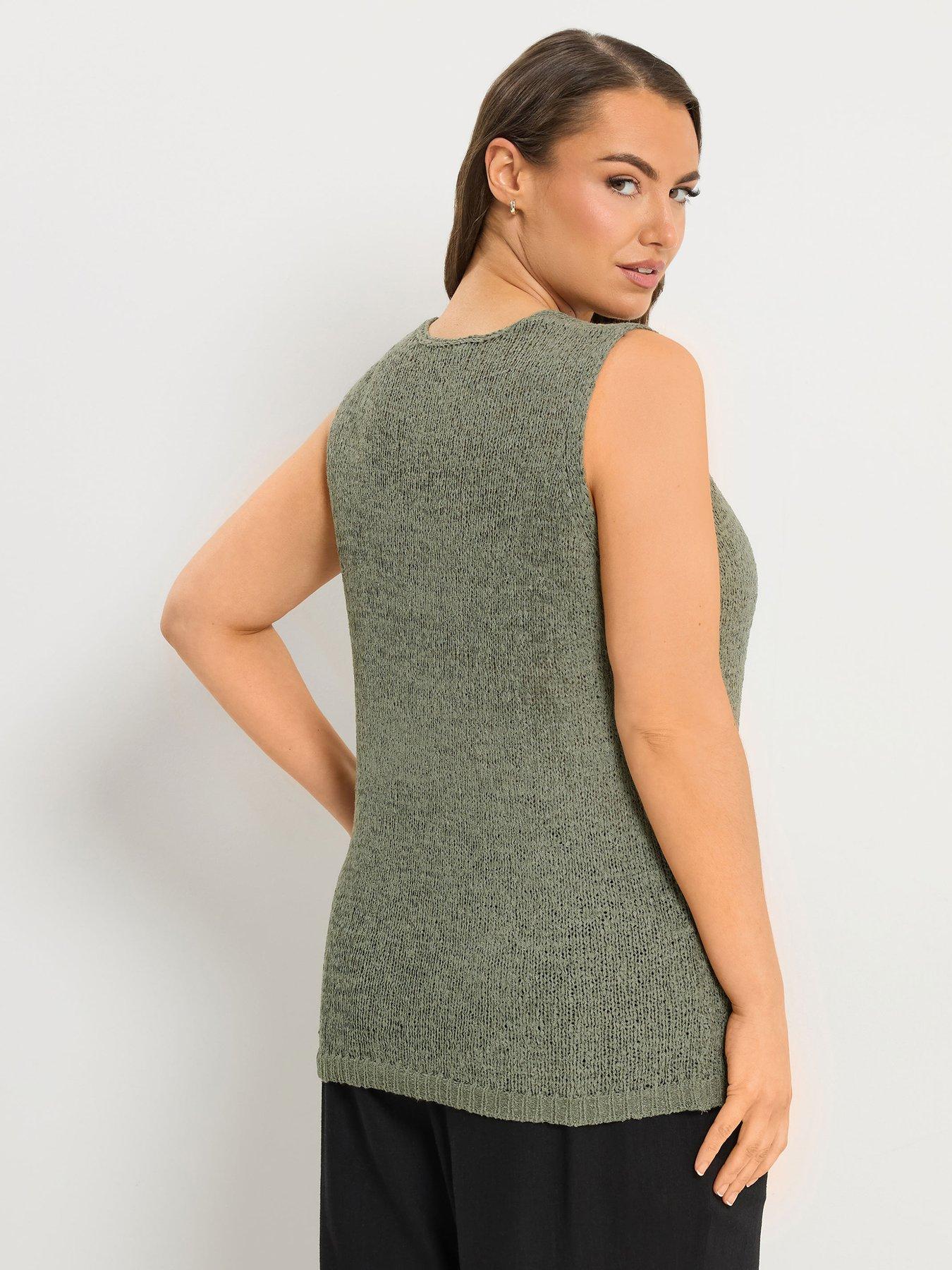 yours-curve-knitted-waistcoatstillFront