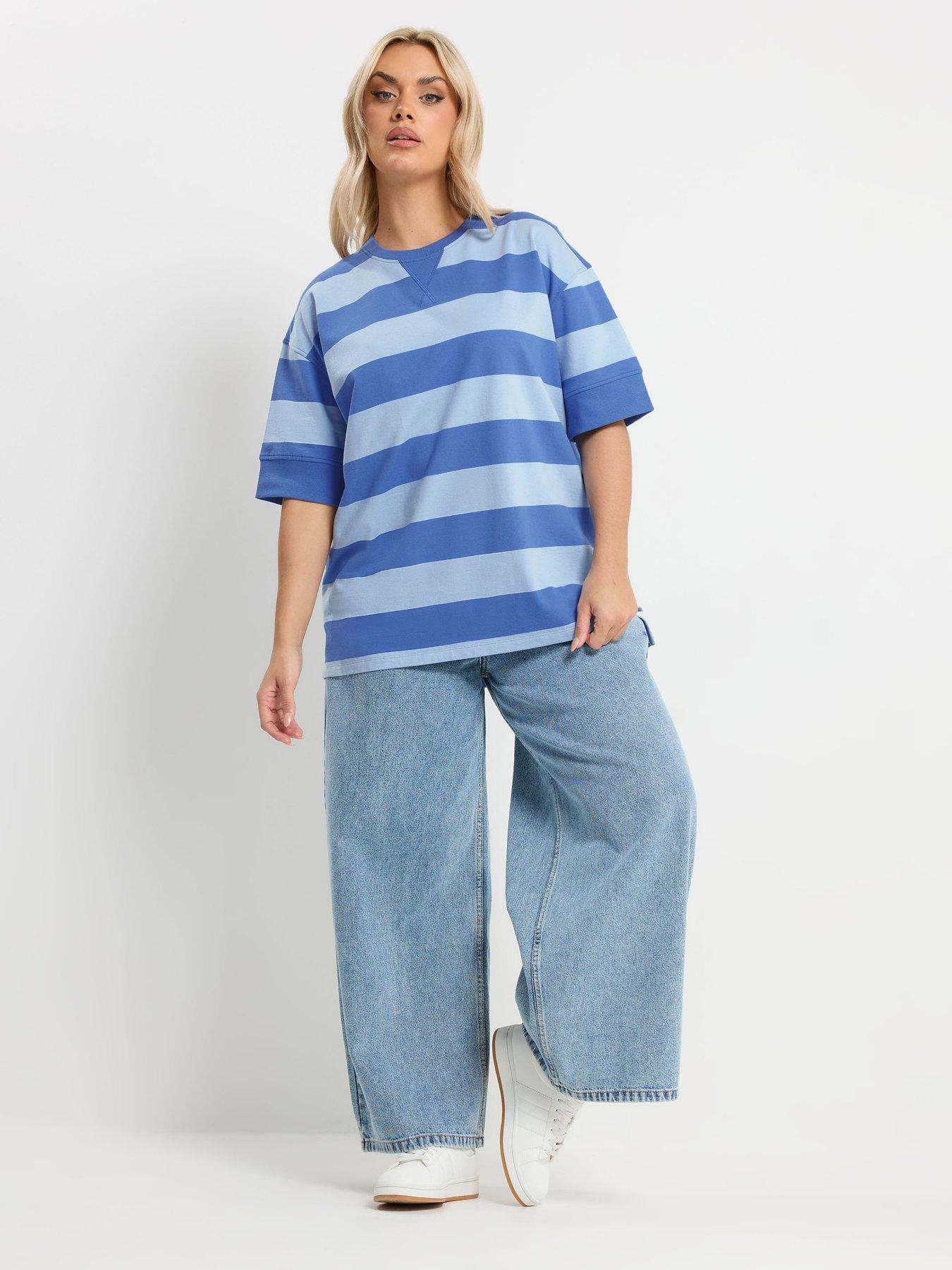 yours-curve-striped-ribed-t-shirtback