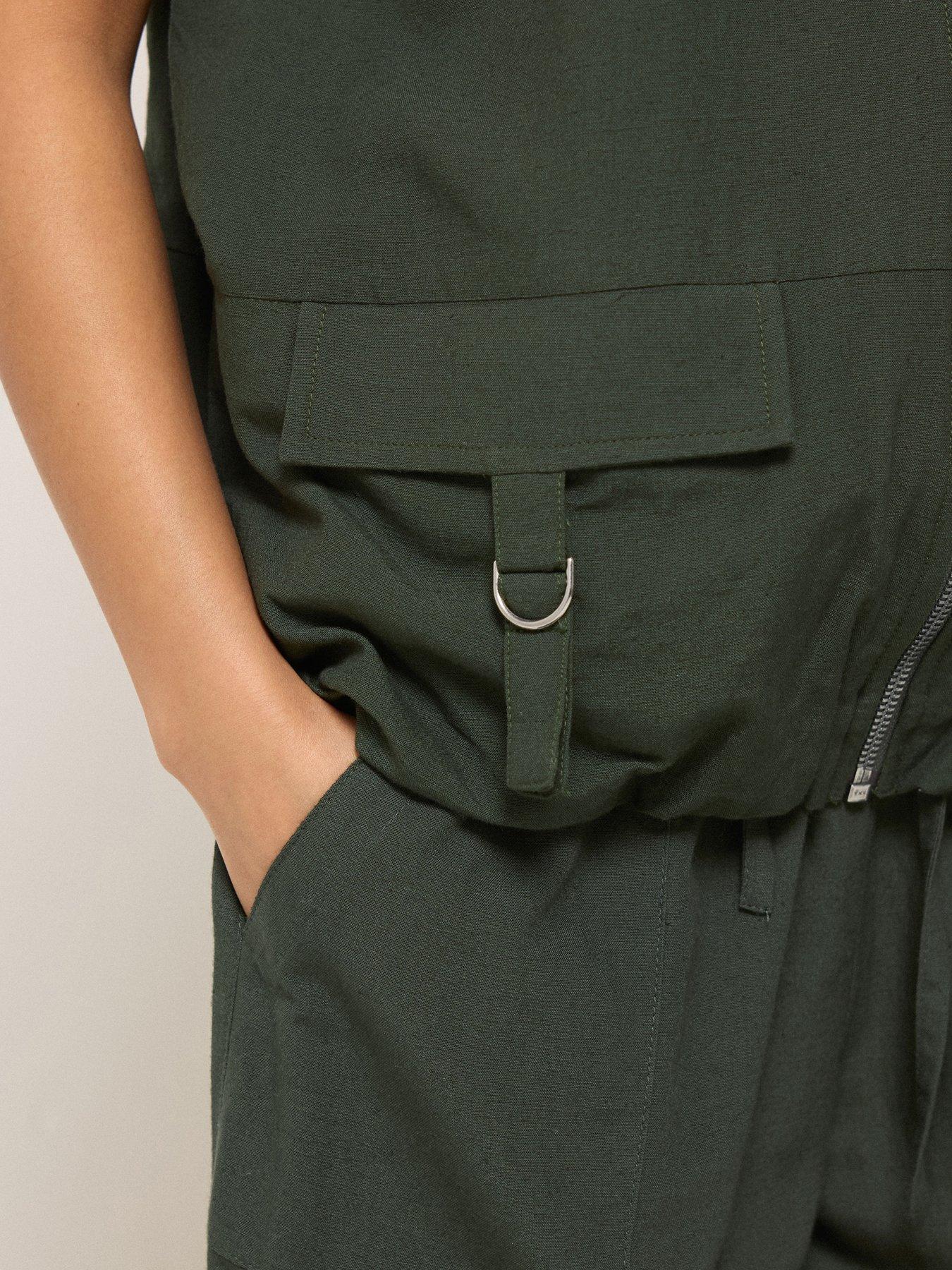 Image 4 of 5 of PixieGirl Petite Gilet Containing Linen