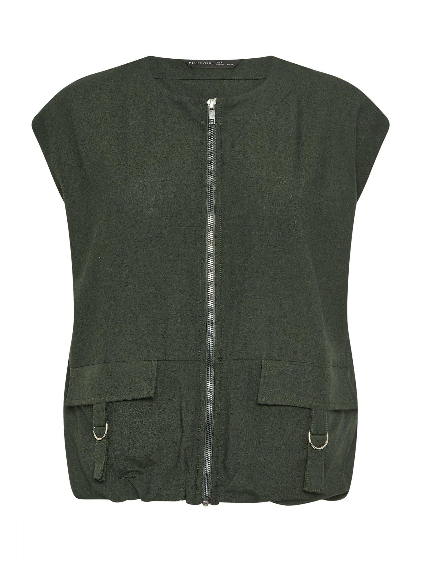 Image 5 of 5 of PixieGirl Petite Gilet Containing Linen