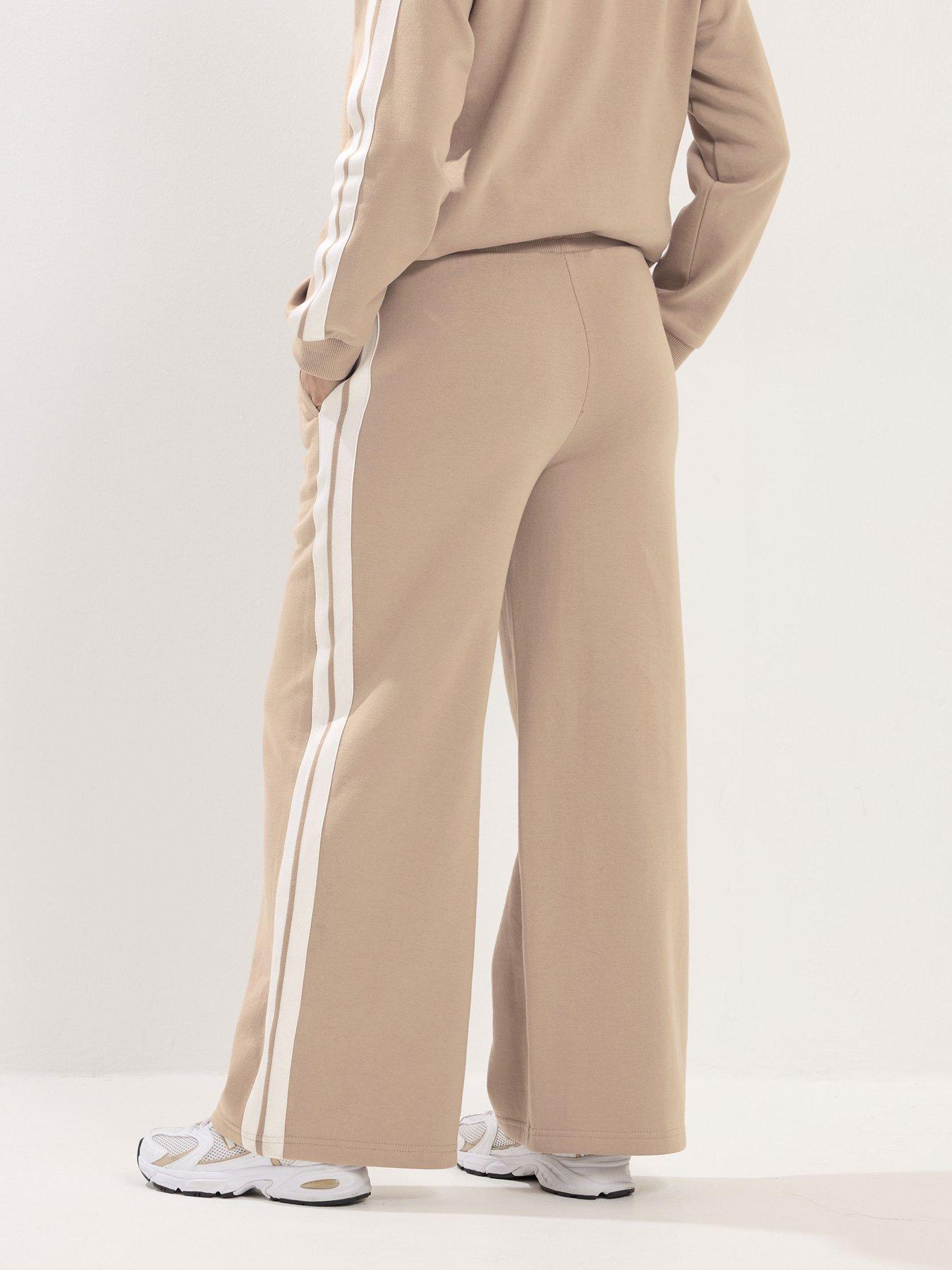 Image 2 of 5 of PixieGirl Petite 2 Side Stripe Wide Leg Joggers