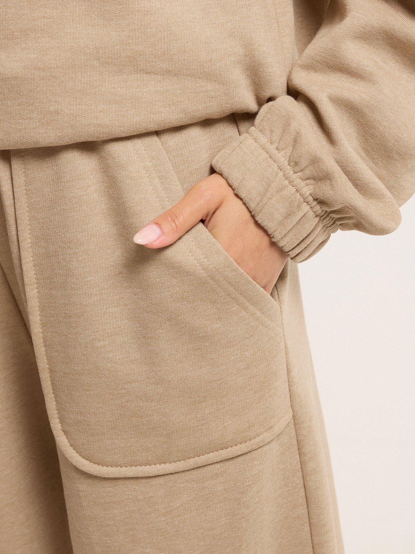 Image 4 of 5 of PixieGirl Petite Patch Pocket Wide Leg Joggers