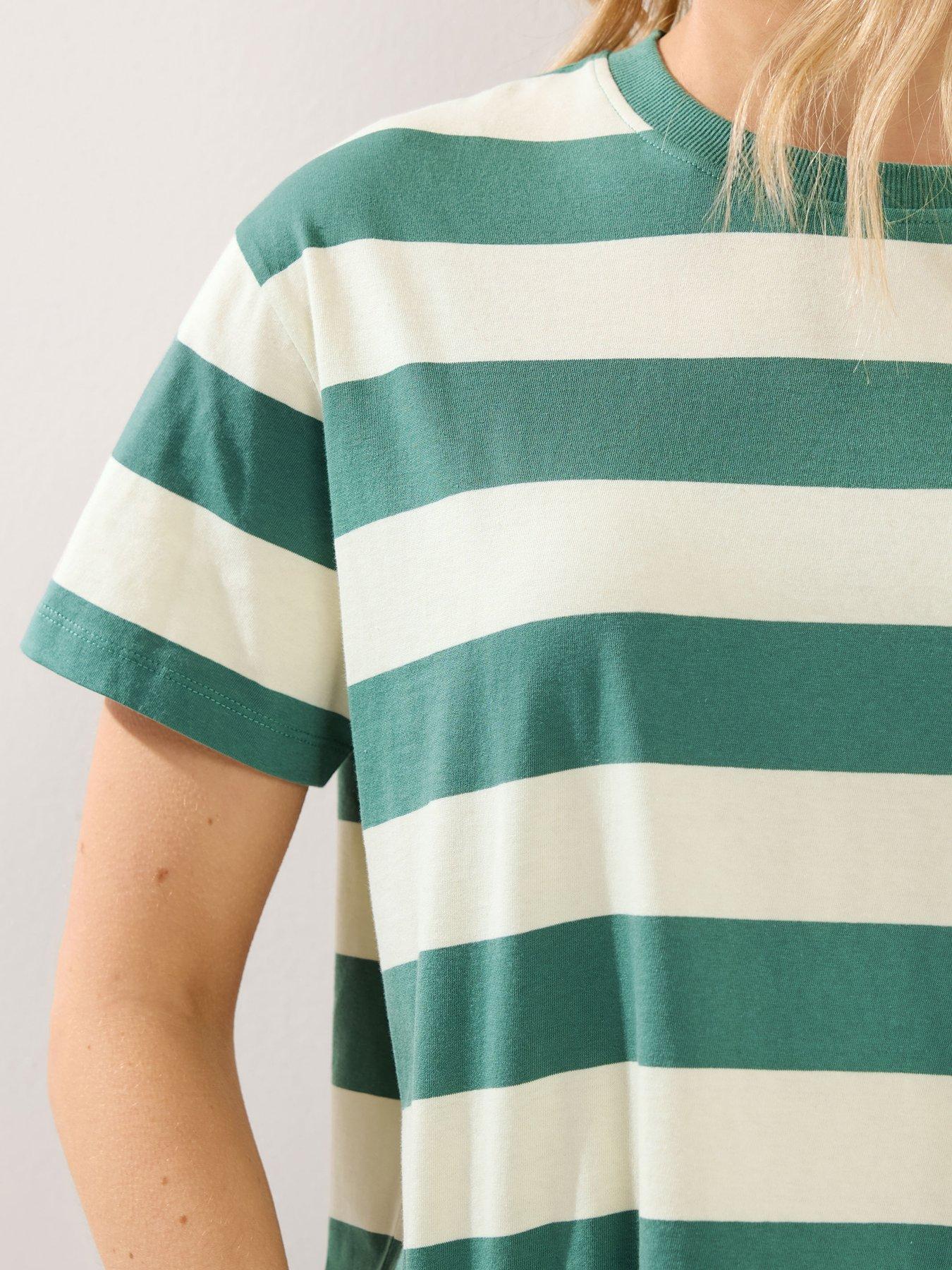 long-tall-sally-stripe-oversized-t-shirt-greenoutfit