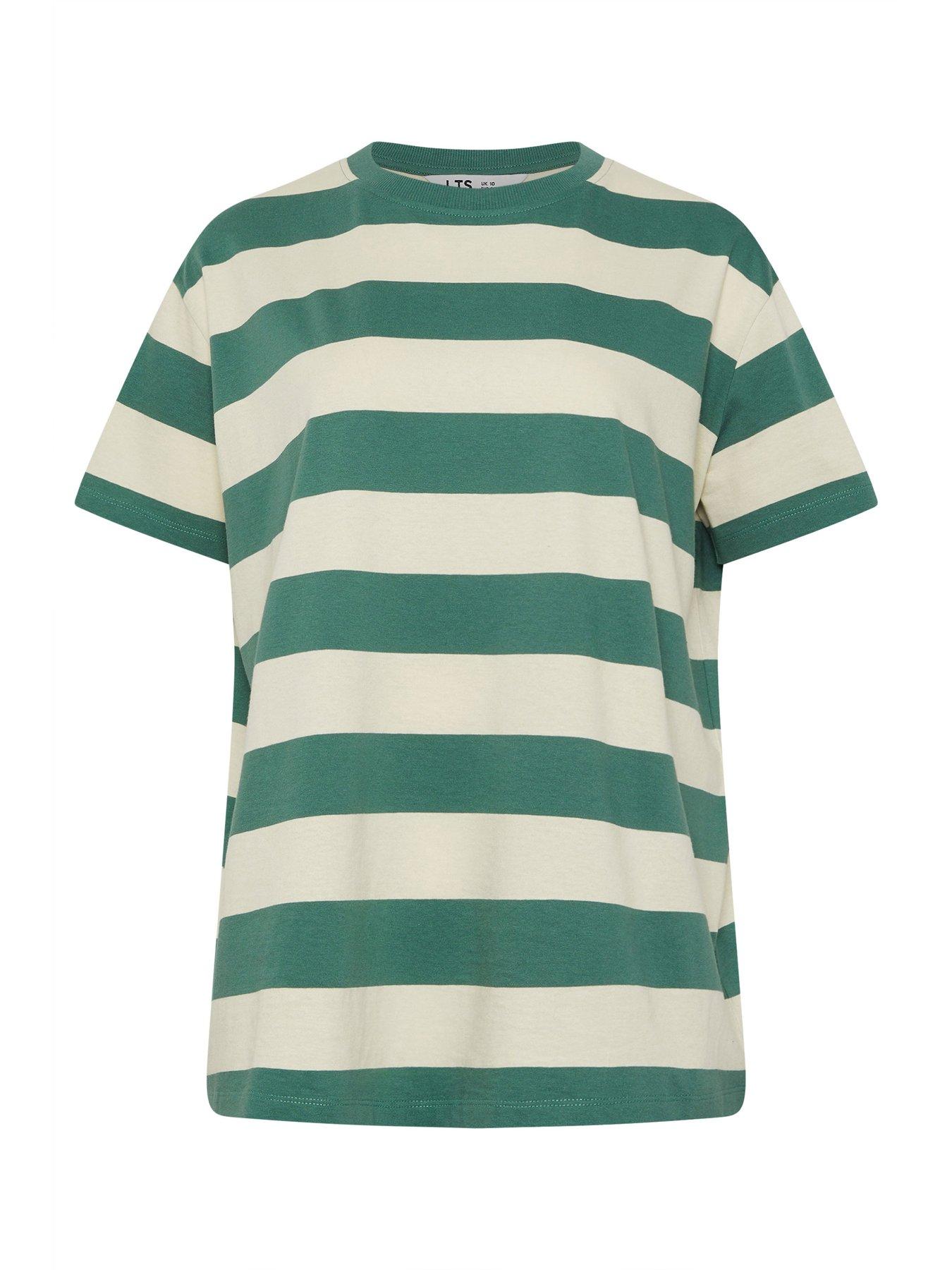 long-tall-sally-stripe-oversized-t-shirt-greendetail