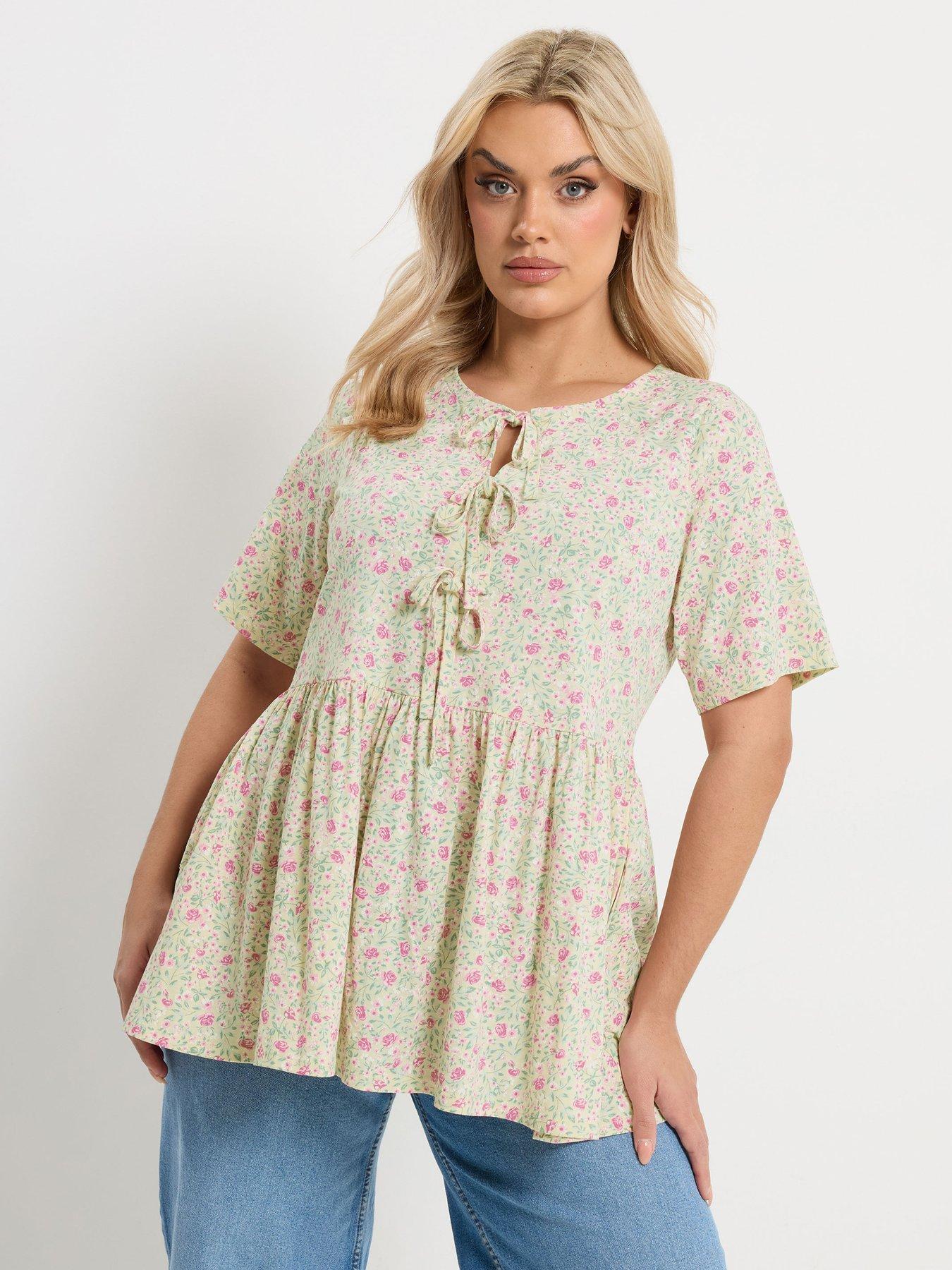 yours-curve-bow-front-peplum-topfront