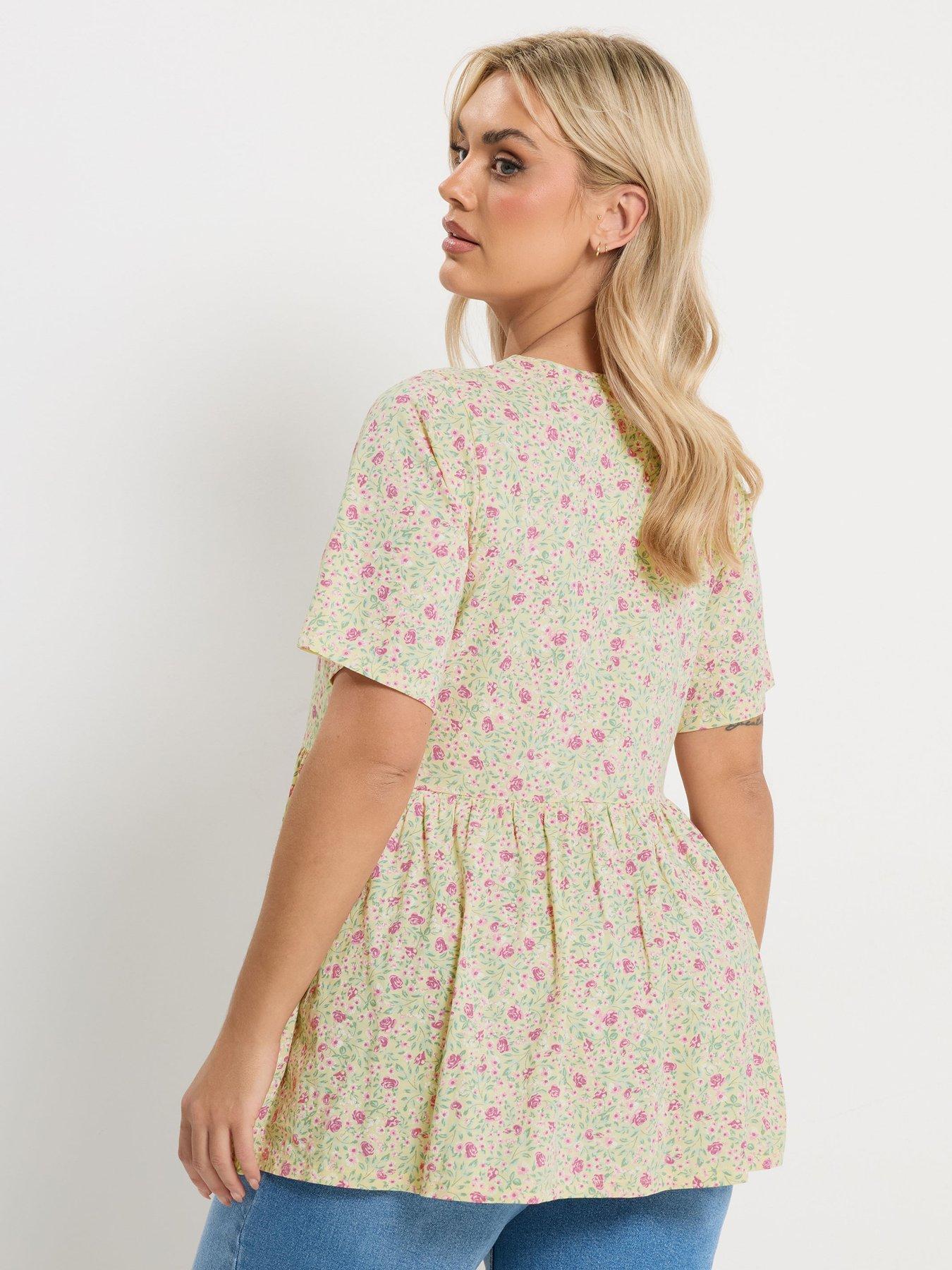 yours-curve-bow-front-peplum-topstillFront