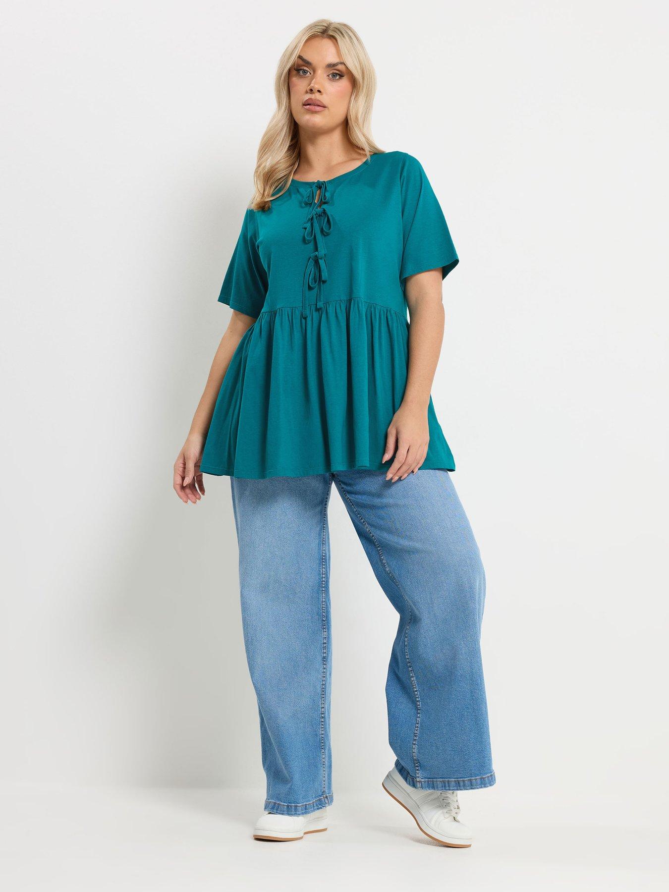 yours-curve-bow-front-peplum-topback