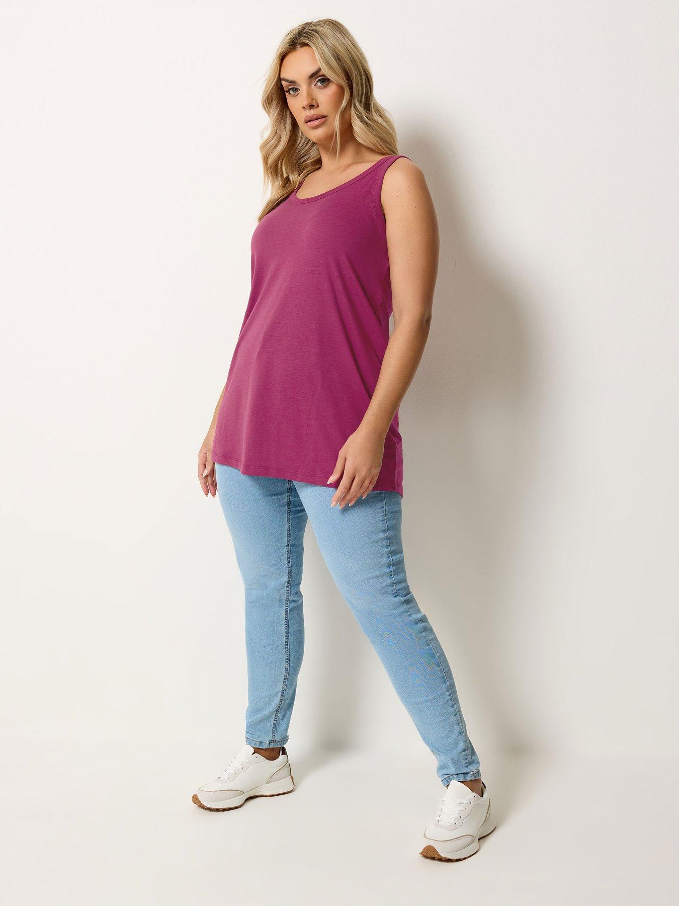 yours-curve-5-pack-core-basic-vest-colouroutfit