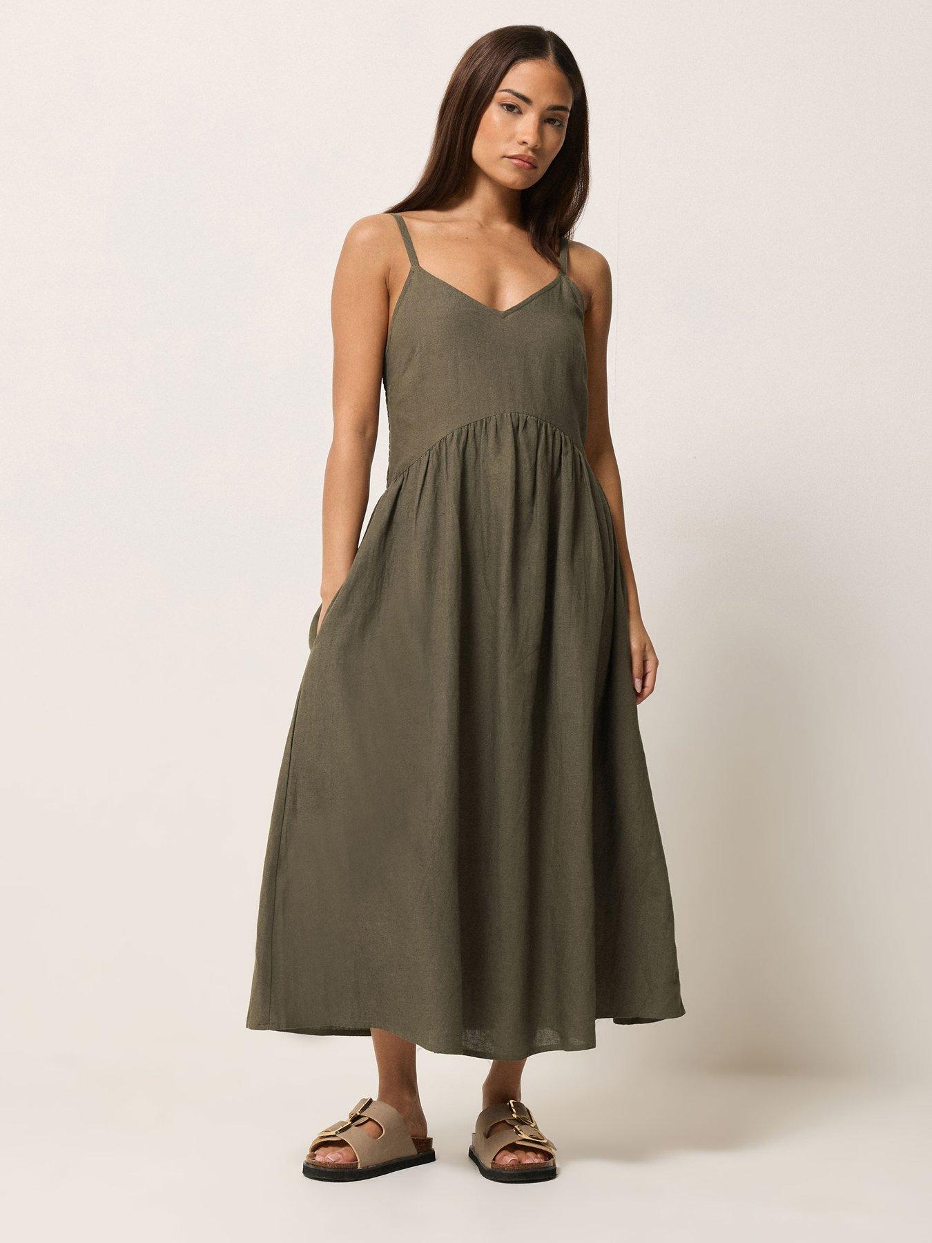 PixieGirl Petite Strappy Midi Dresss