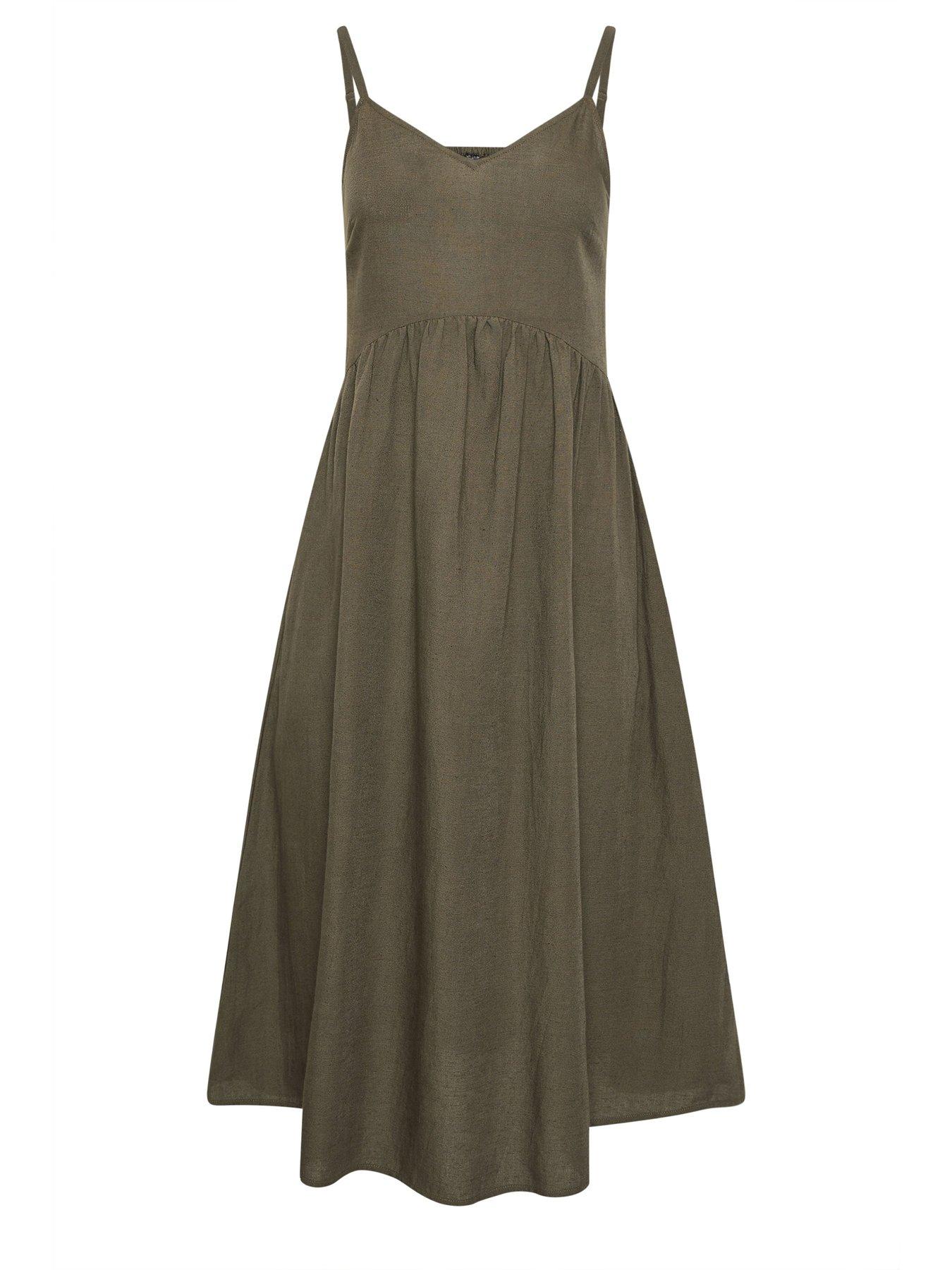pixiegirl-petite-strappy-midi-dress-browndetail