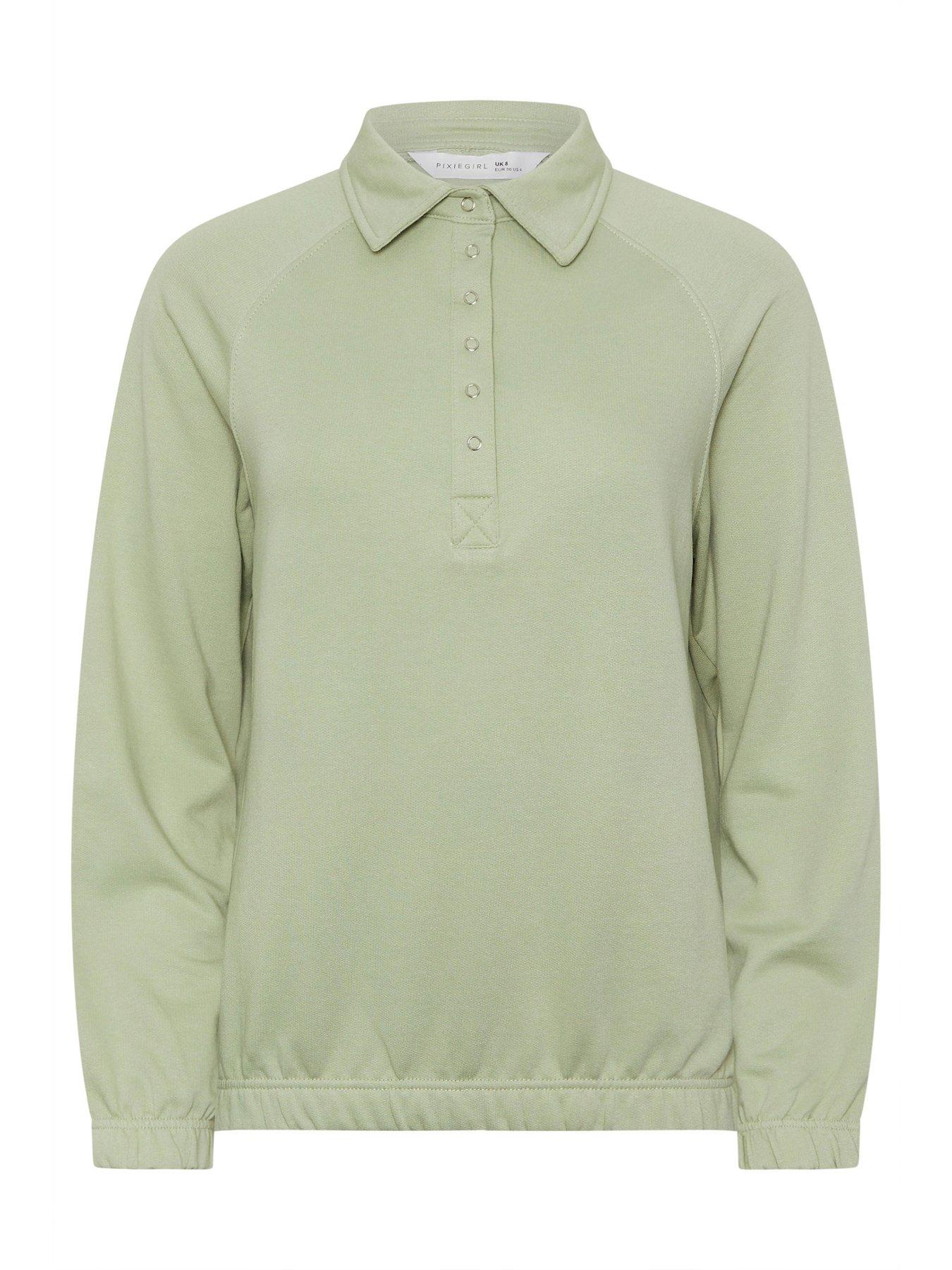 Image 5 of 5 of PixieGirl Petite Collar Sweatshirt