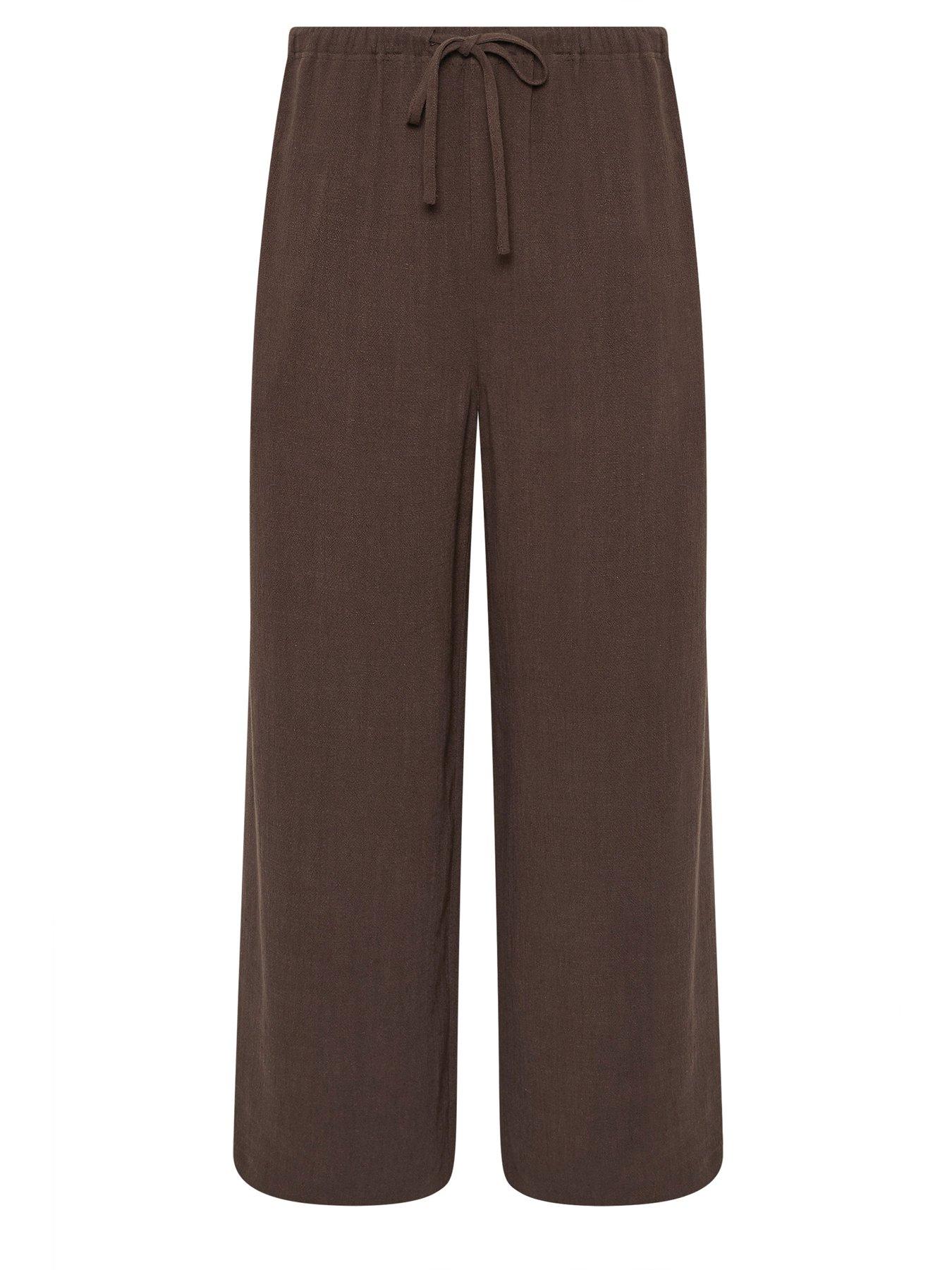 long-tall-sally-tall-linen-crop-trouser-browndetail