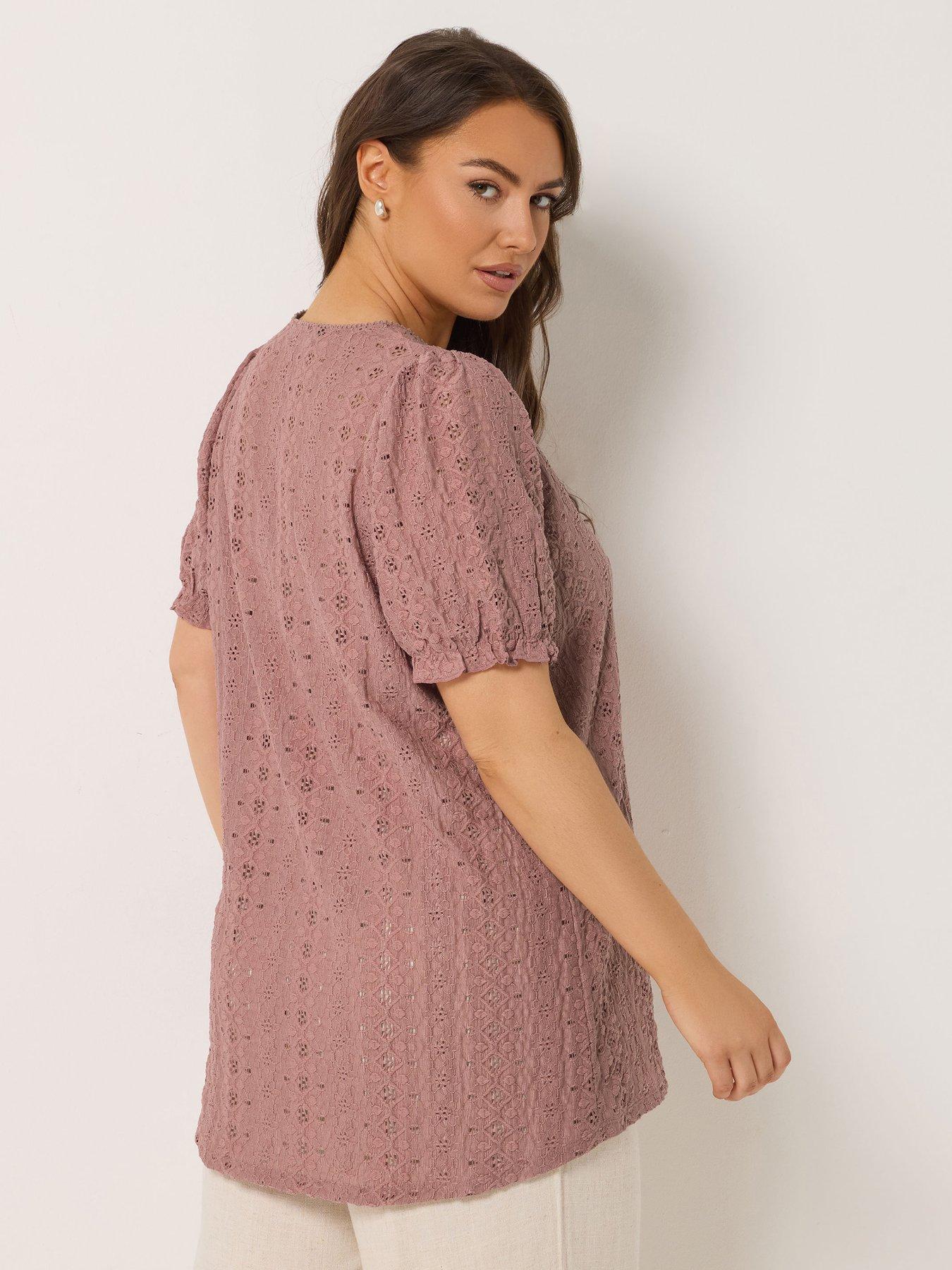 yours-curve-puff-sleeve-anglaise-blousestillFront